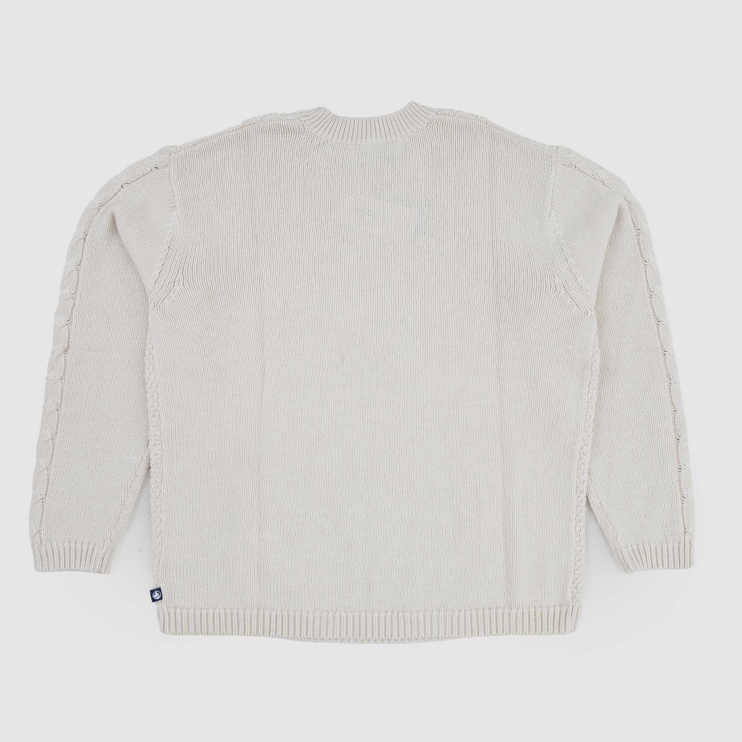 Maglioncino Beige A Trecce Firmato PETIT BATEAU - annameglio.com abbigliamento moda