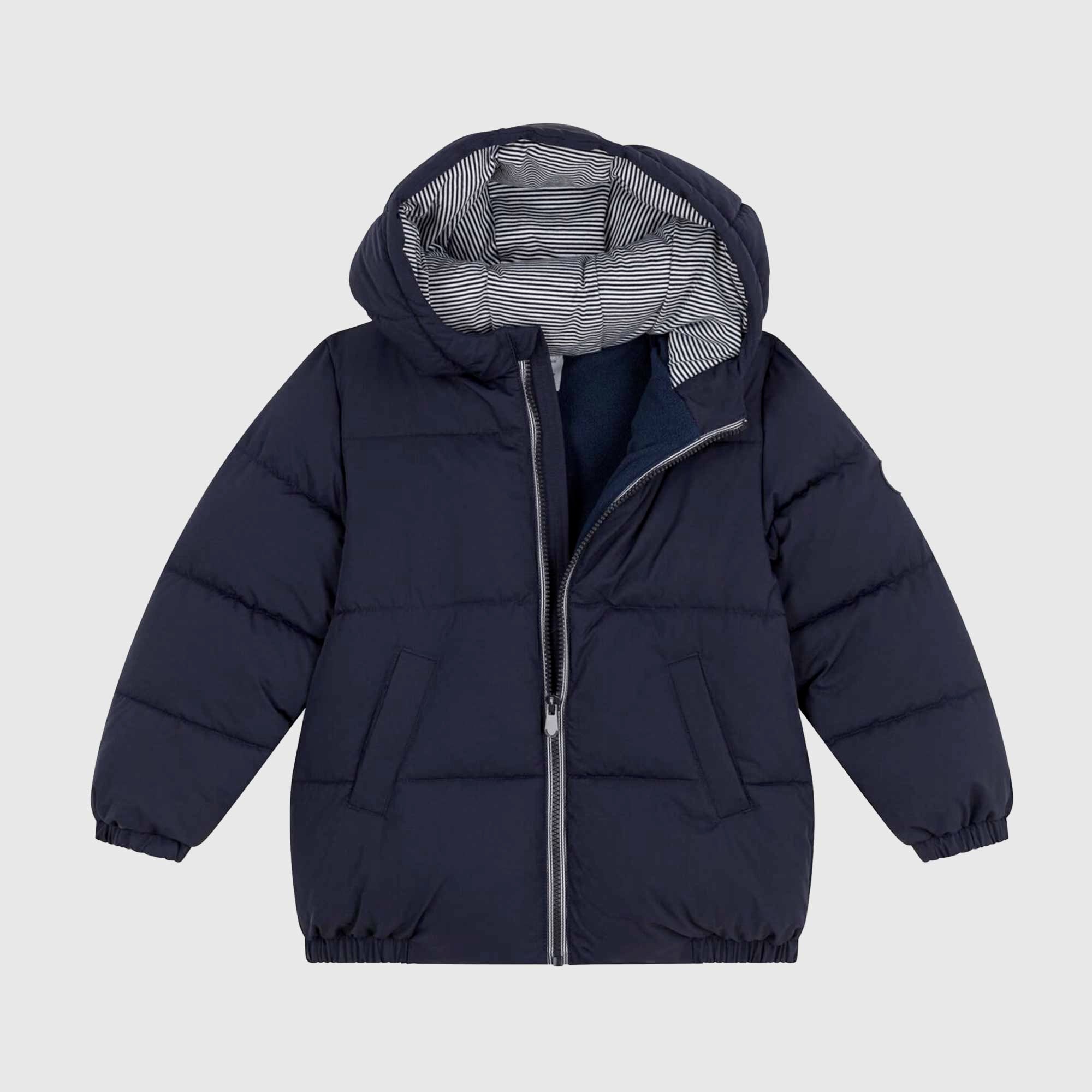 Piumino Cappuccio Millerighe Firmato PETIT BATEAU - annameglio.com abbigliamento moda