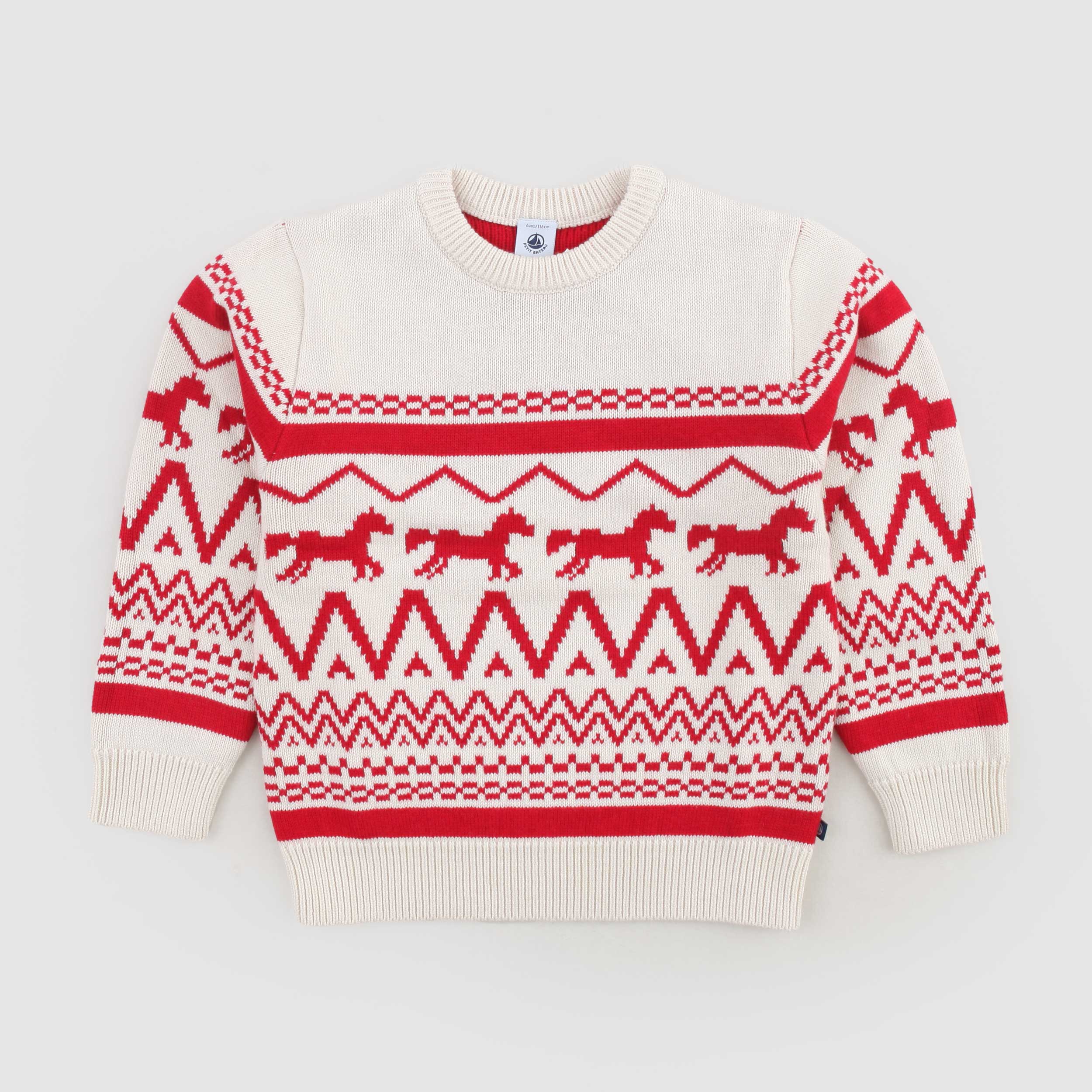 Maglione In Lana Con Stampa Firmato PETIT BATEAU - annameglio.com abbigliamento moda