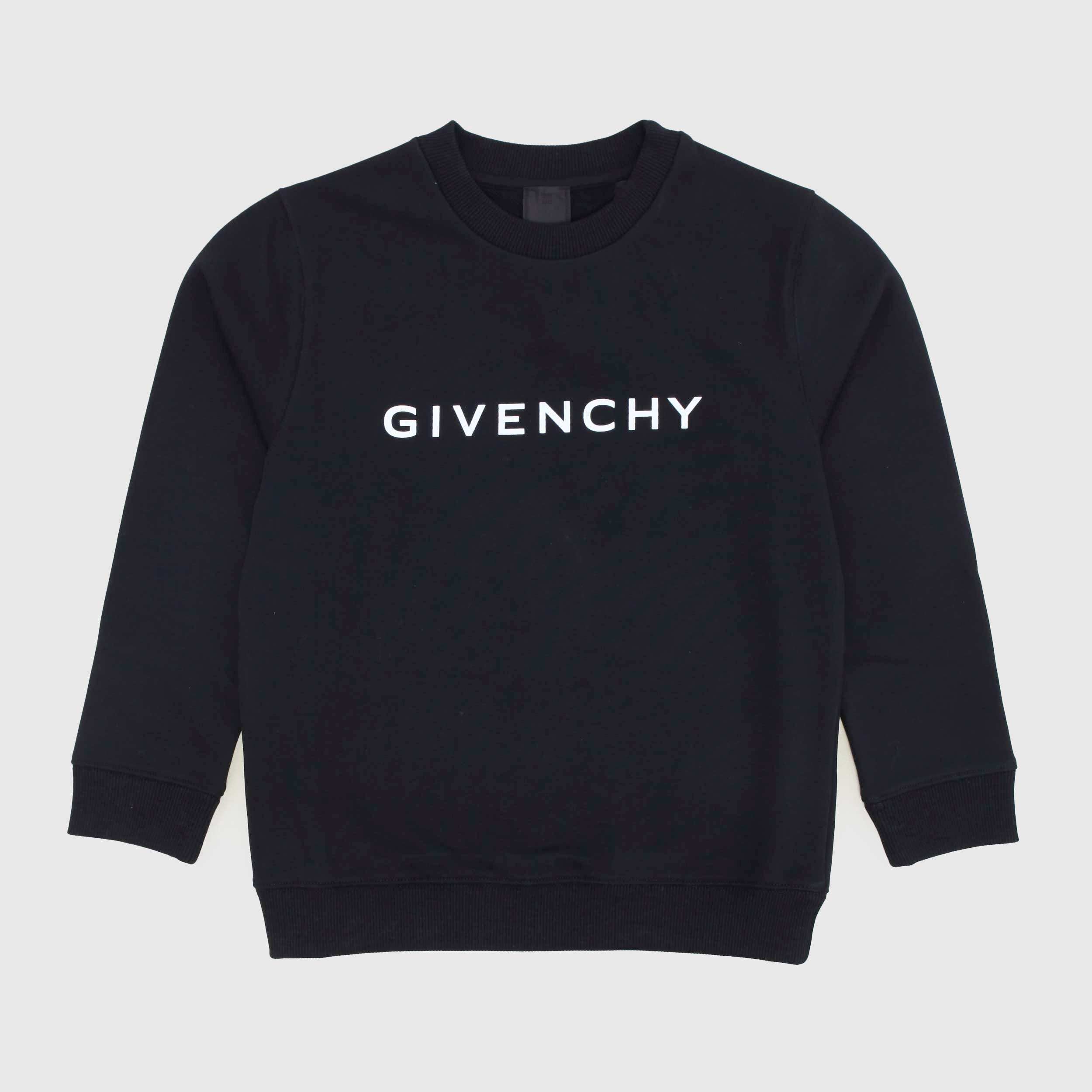 Felpa Nera Girocollo Firmata GIVENCHY - annameglio.com abbigliamento moda