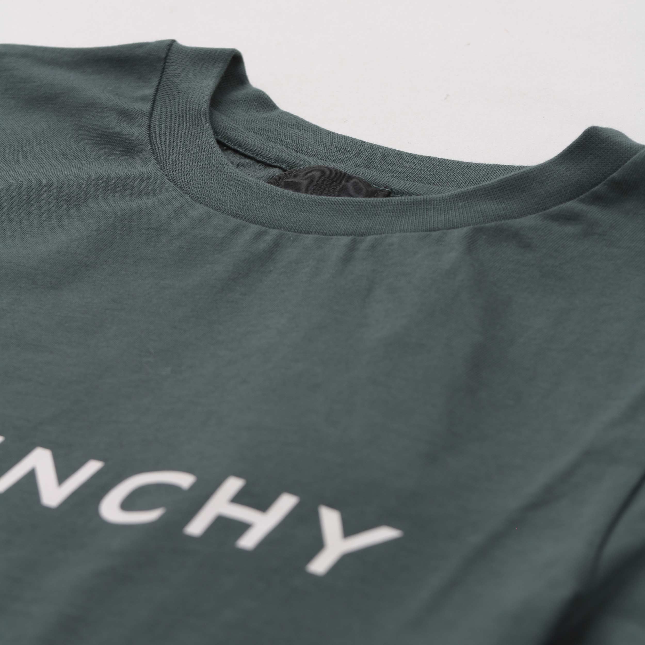 T-shirt Verde Petrolio Con Logo Firmata GIVENCHY - annameglio.com abbigliamento moda