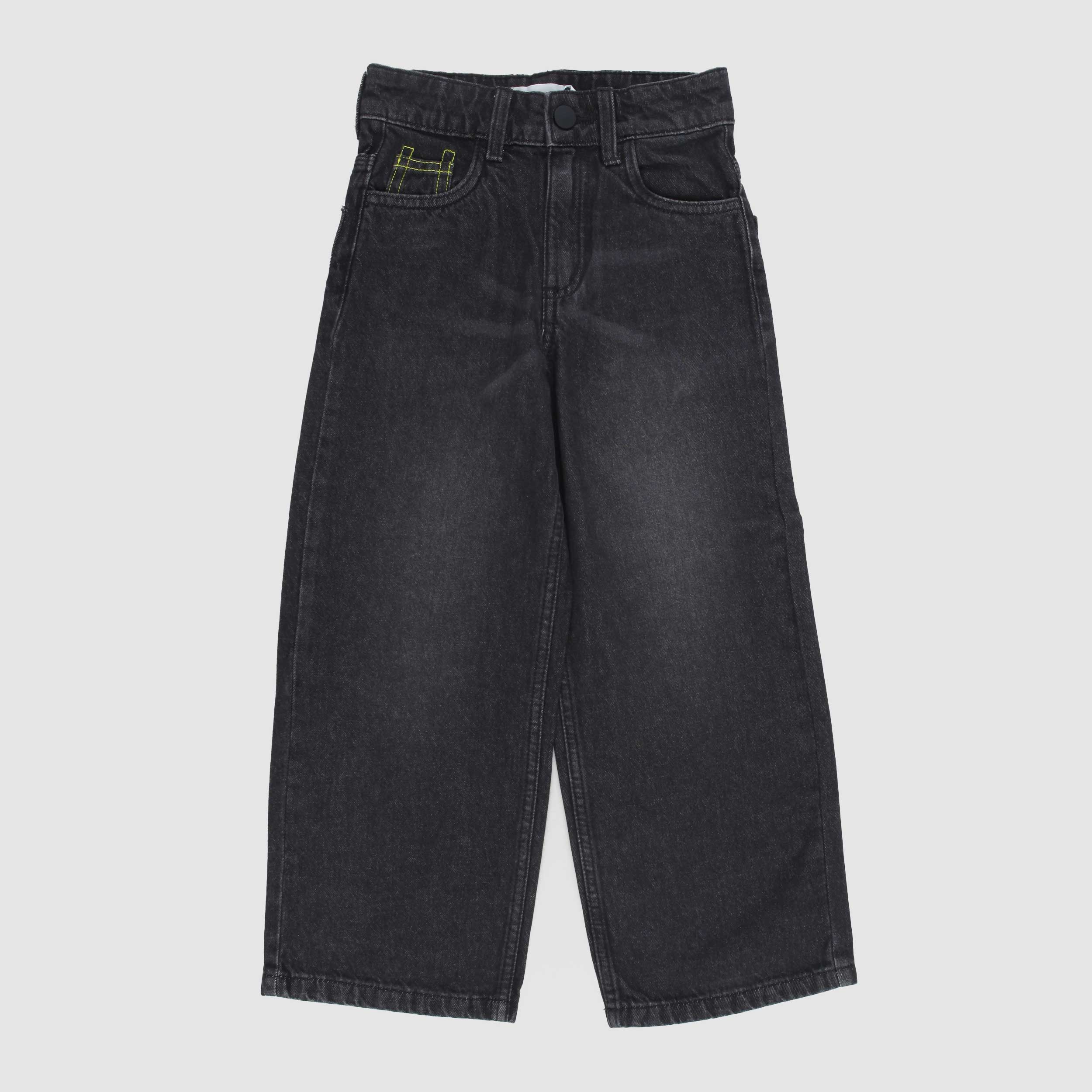 Jeans Nero Modello Largo Firmato BILLIEBLUSH - annameglio.com abbigliamento moda