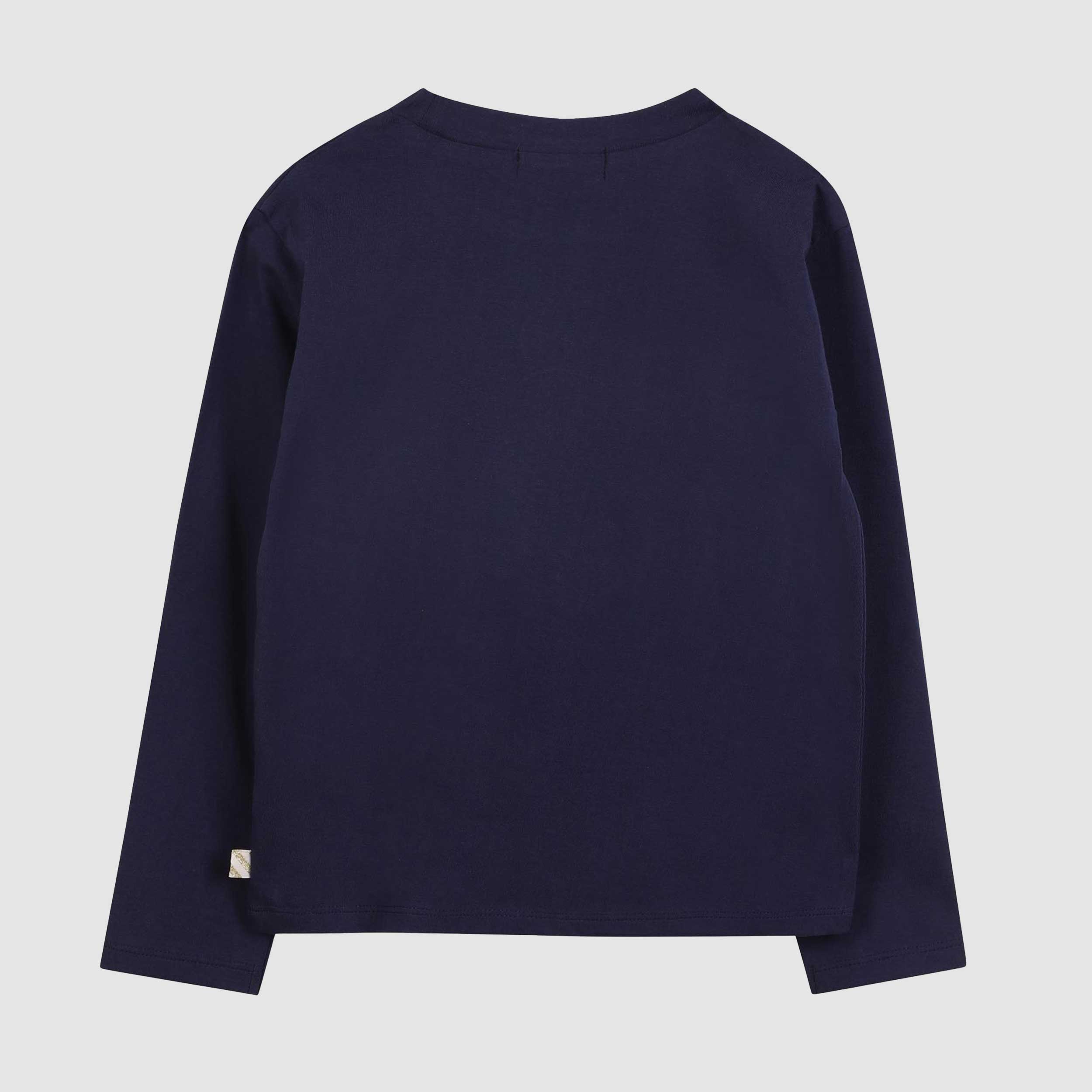 T-shirt Manica Lunga Blu Firmata BILLIEBLUSH - annameglio.com abbigliamento moda