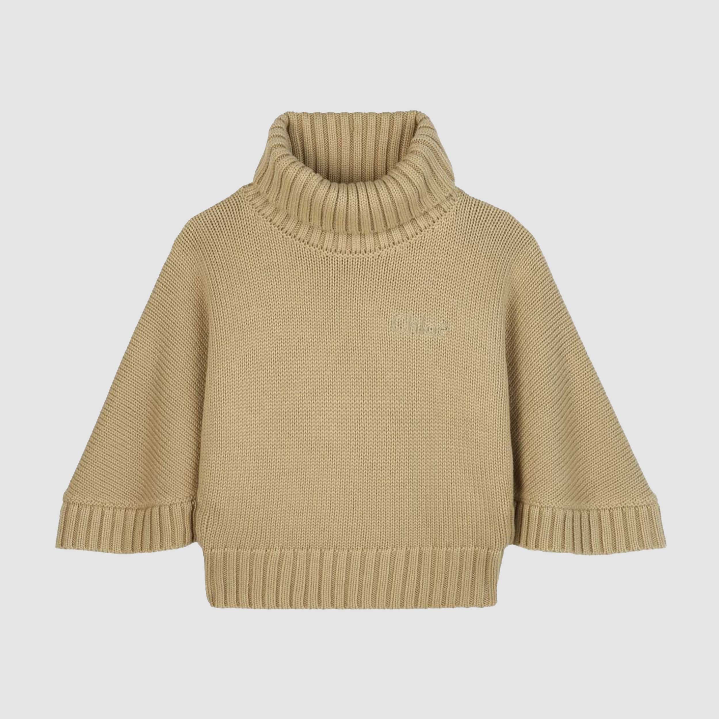 Maglione Dolcevita Senape Firmato CHLOE - annameglio.com abbigliamento moda