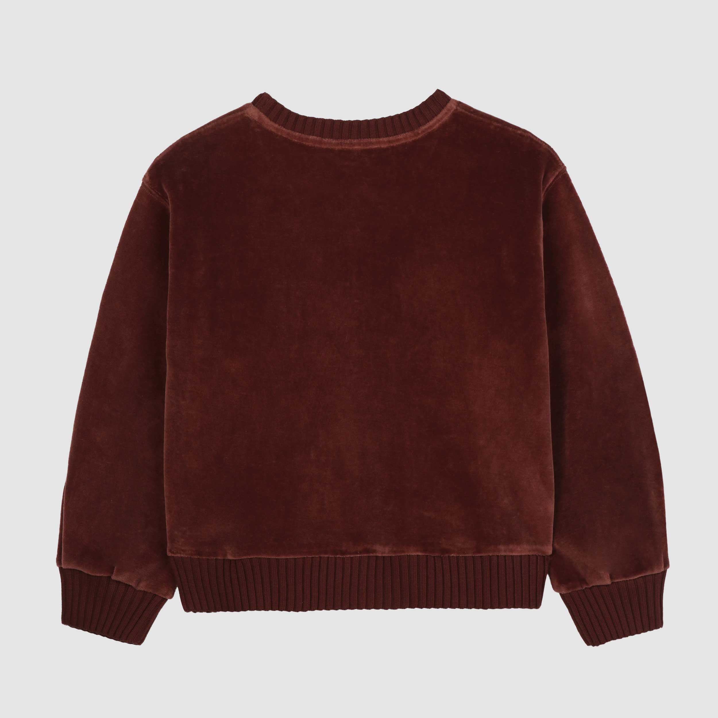 Felpa Girocollo Marrone Con Logo Firmata CHLOE - annameglio.com abbigliamento moda