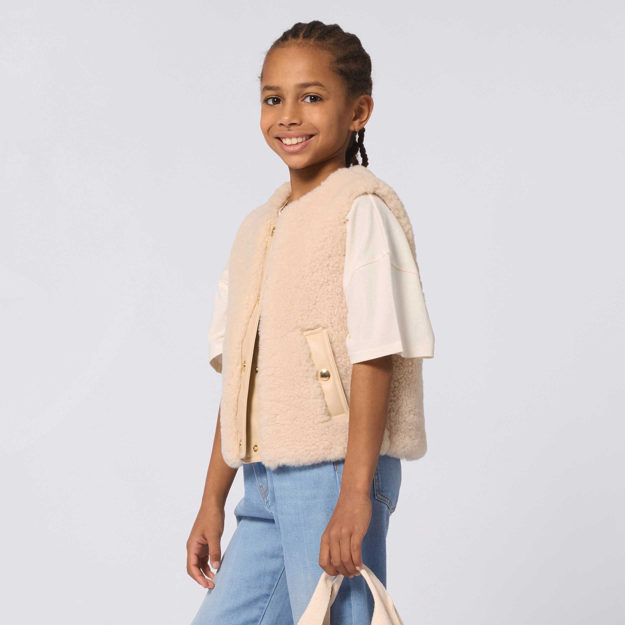 Giacca Rosa In Shearling Firmata CHLOE - annameglio.com abbigliamento moda