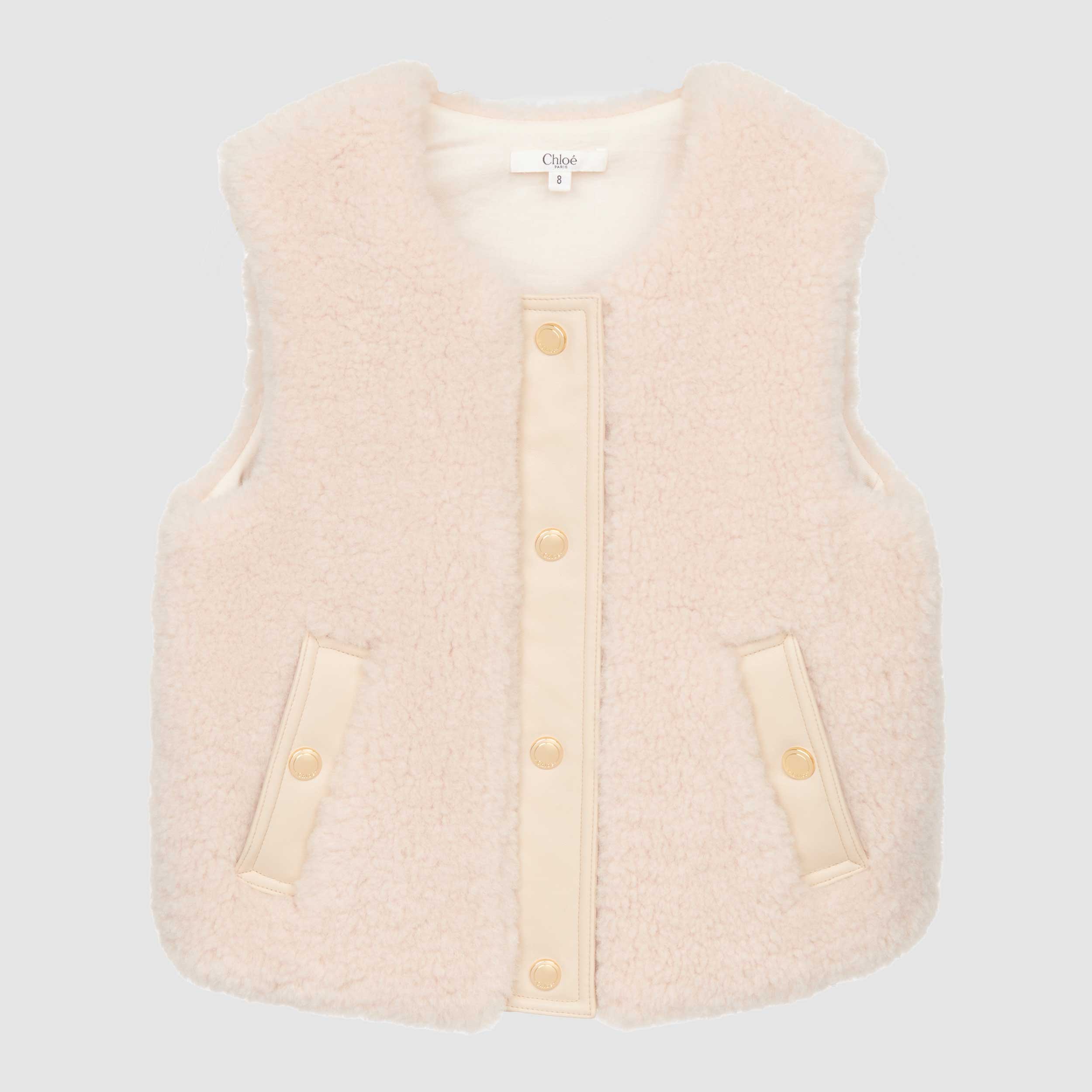 Giacca Rosa In Shearling Firmata CHLOE - annameglio.com abbigliamento moda