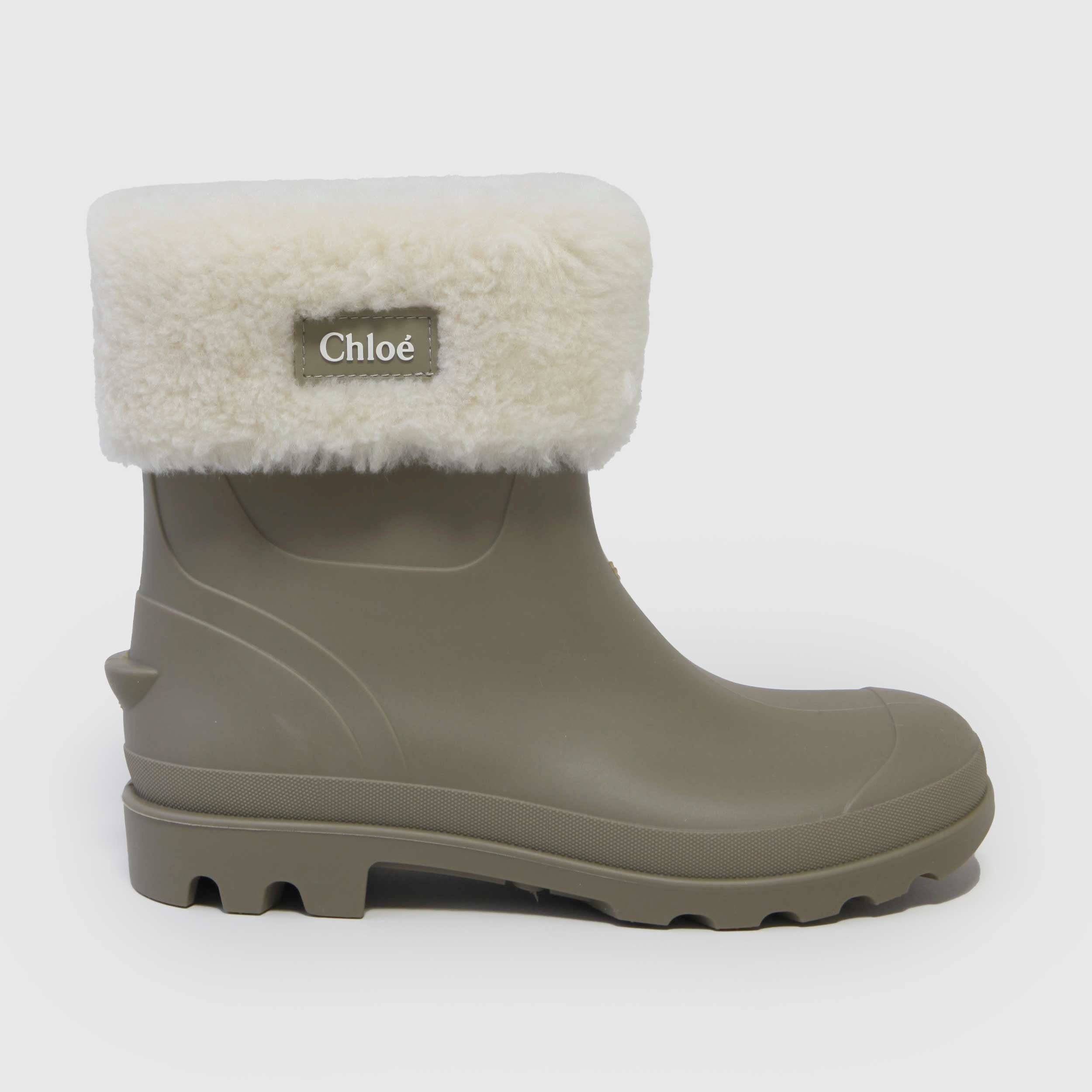 Stivali Verdi Con Pelliccia Firmati CHLOE - annameglio.com abbigliamento moda