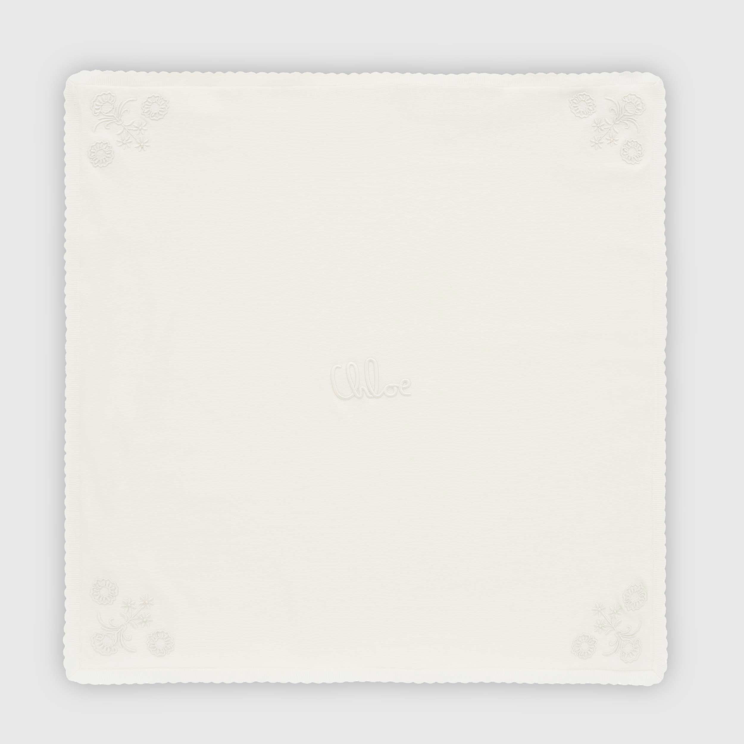 Coperta In Cotone Con Ricamo Firmata CHLOE - annameglio.com abbigliamento moda