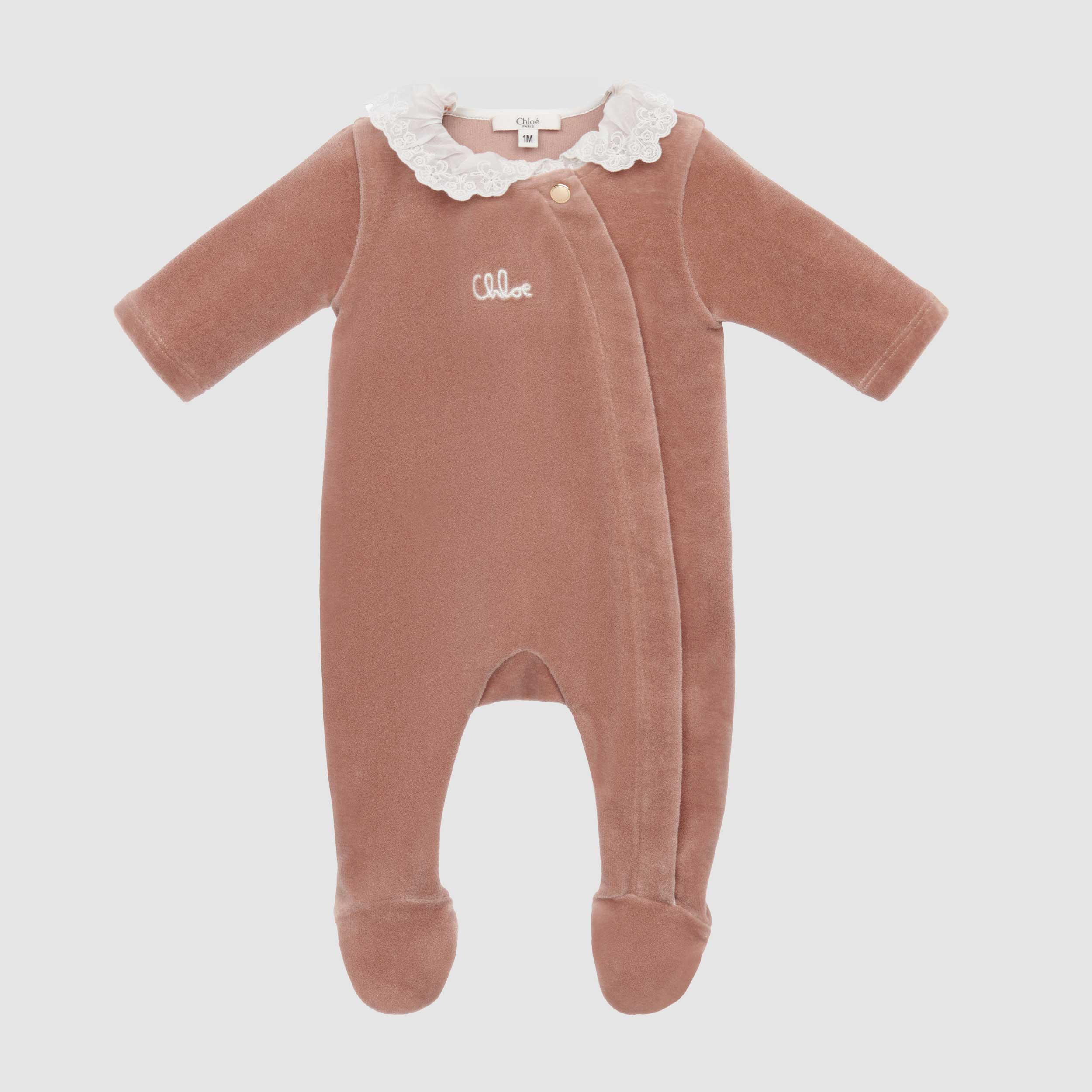 Pigiama In Velluto Con Colletto Firmato CHLOE - annameglio.com abbigliamento moda