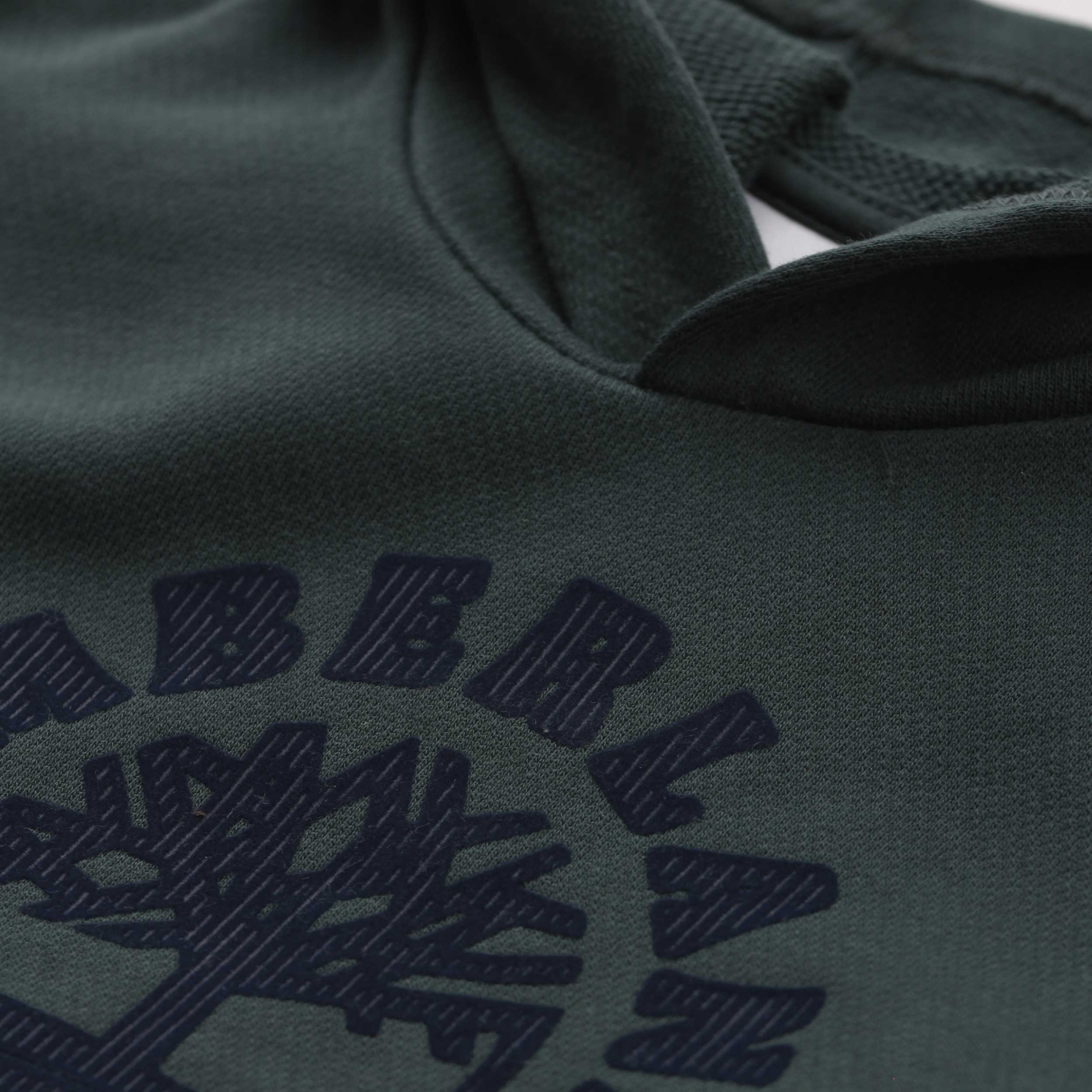 Felpa Verde Con Logo Blu Firmata TIMBERLAND - annameglio.com abbigliamento moda