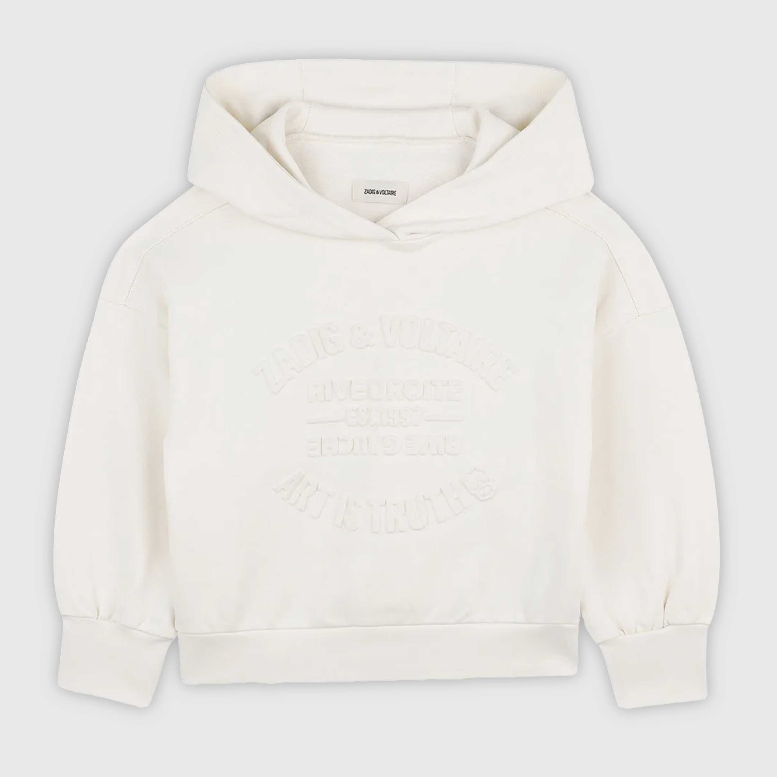 Felpa Bianca Firmata ZADIG AND VOLTAIRE - annameglio.com abbigliamento moda