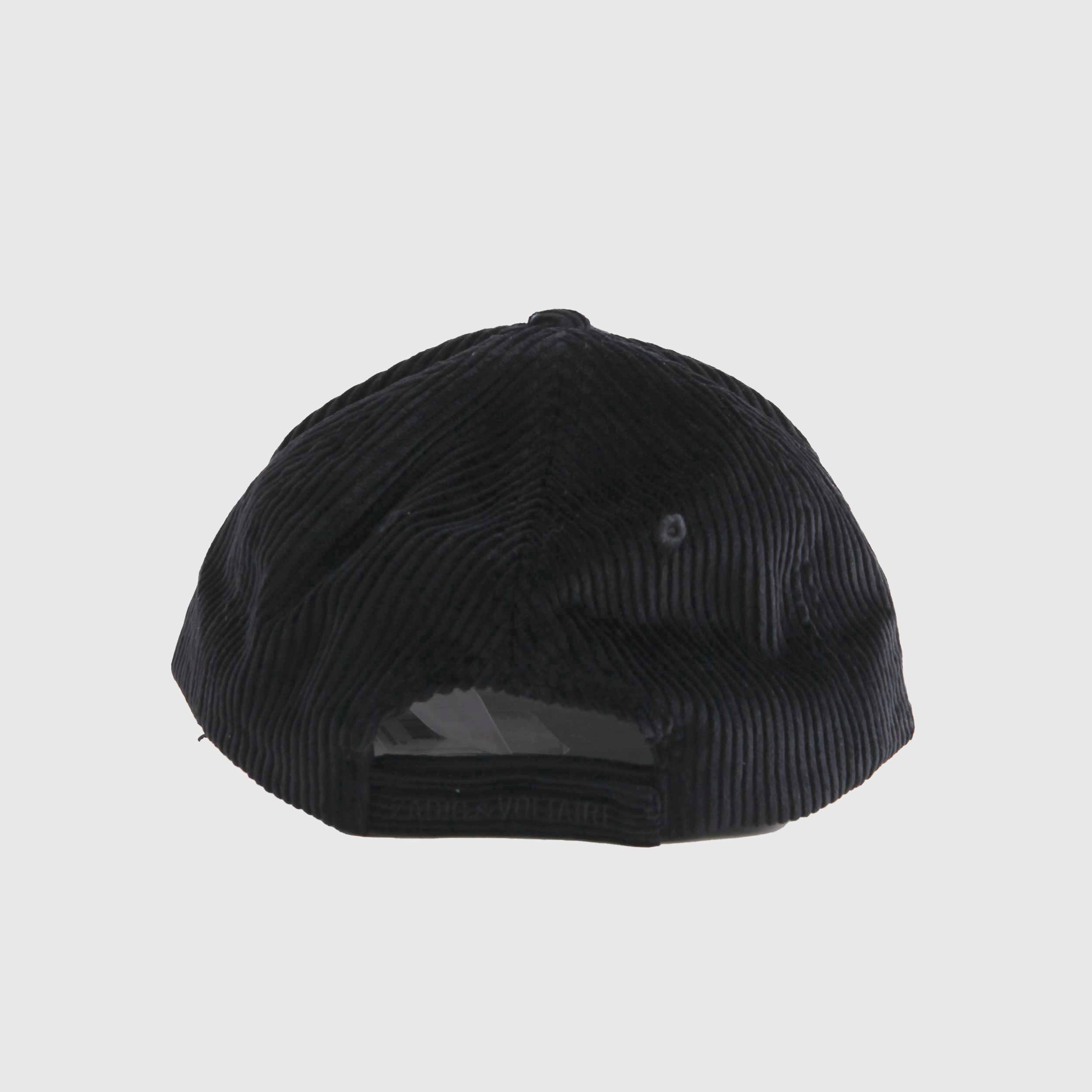 Black Ribbed Hat by Zadig & Voltaire