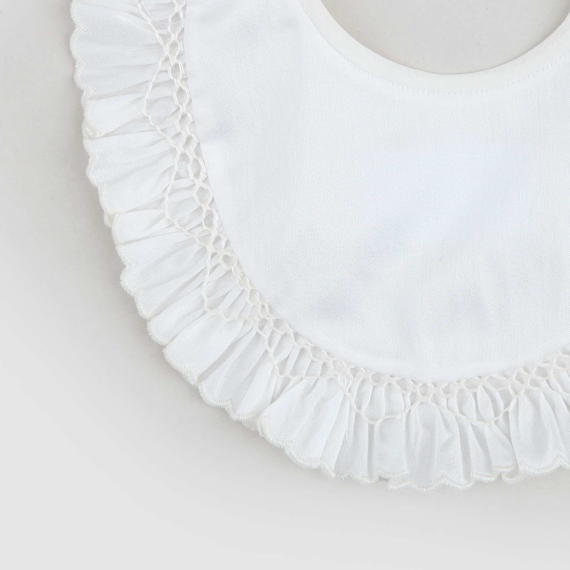 Bavaglino In Piquet Avorio Firmato BARONI - annameglio.com abbigliamento moda