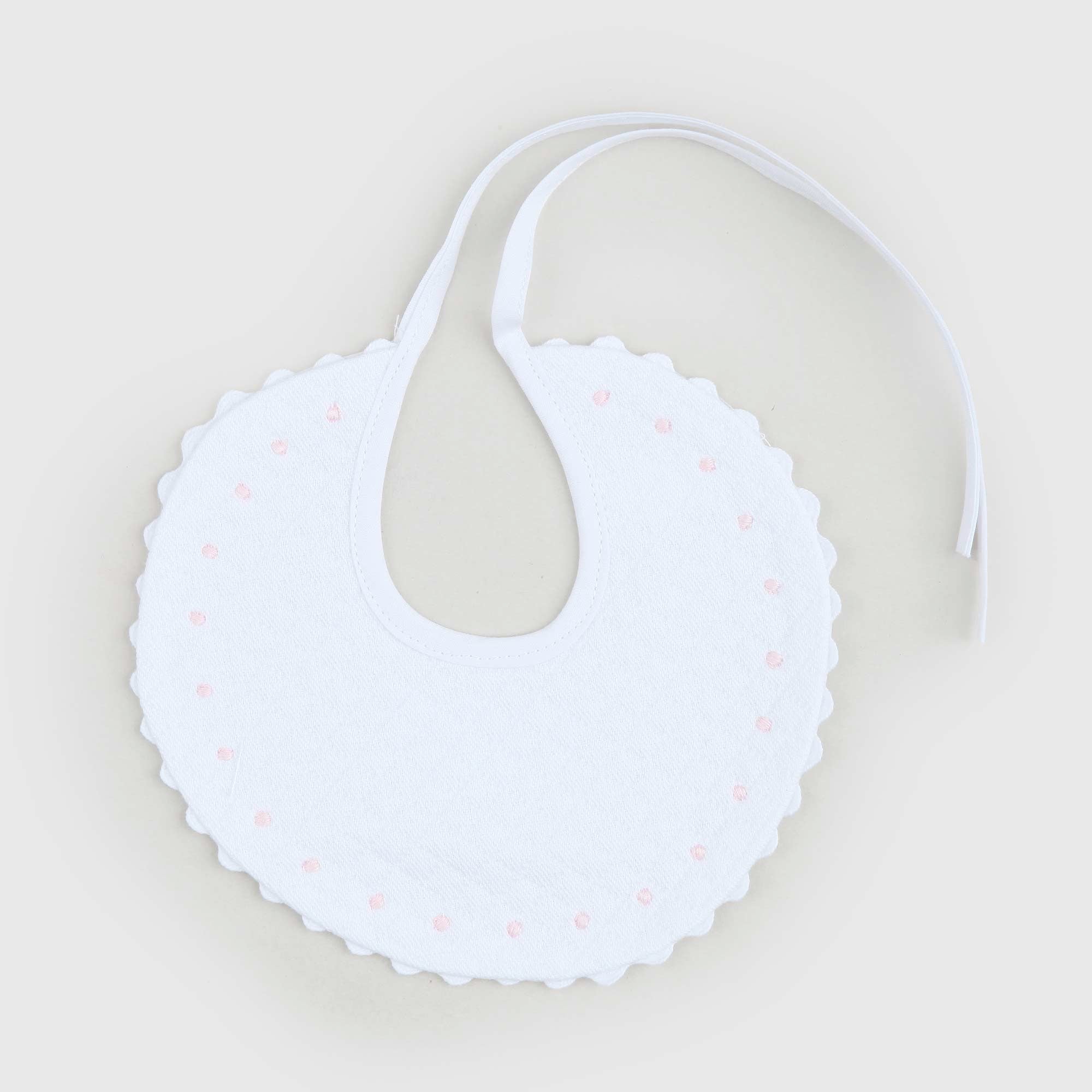 Bavaglino Con Pois Rosa Firmato BARONI - annameglio.com abbigliamento moda