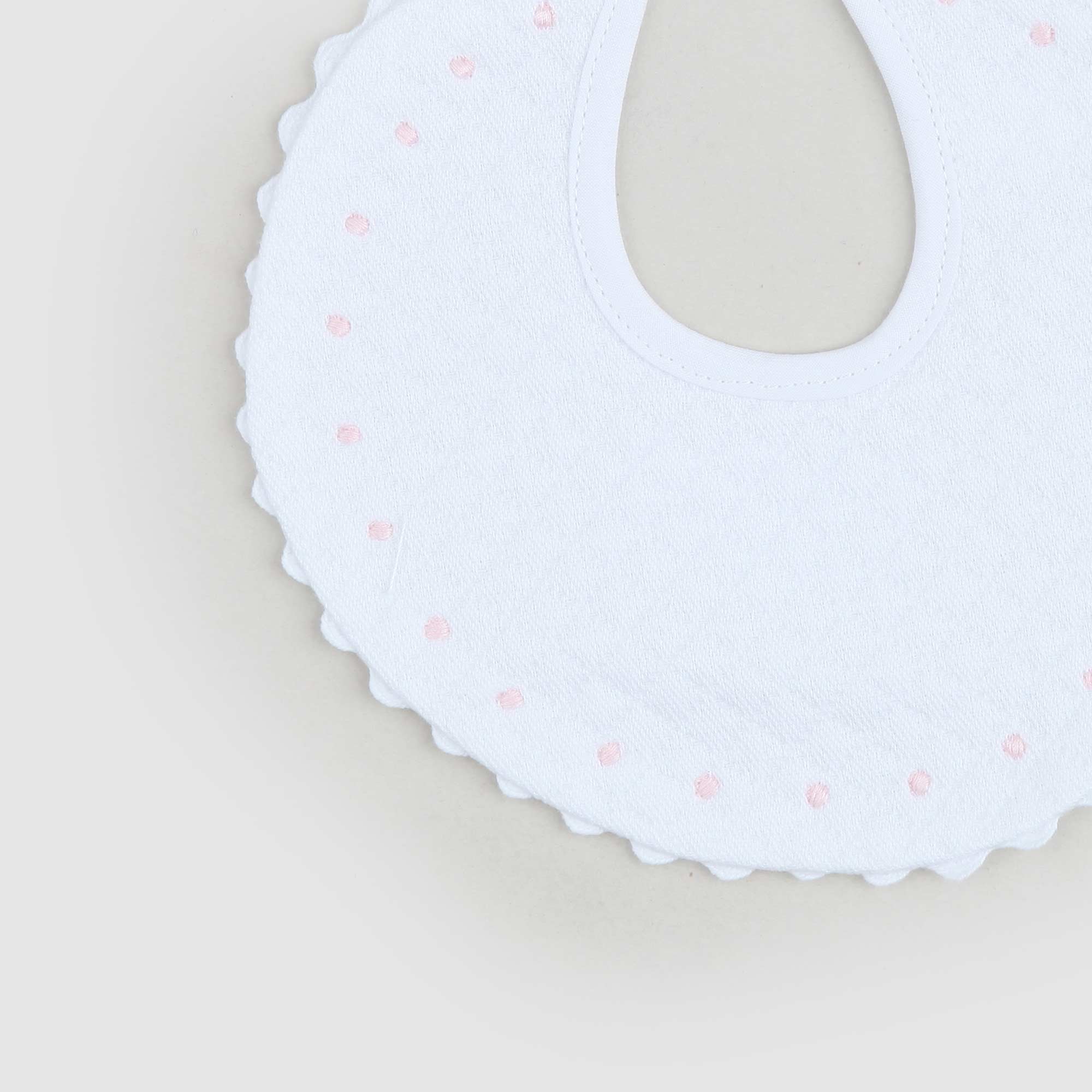 Bavaglino Con Pois Rosa Firmato BARONI - annameglio.com abbigliamento moda