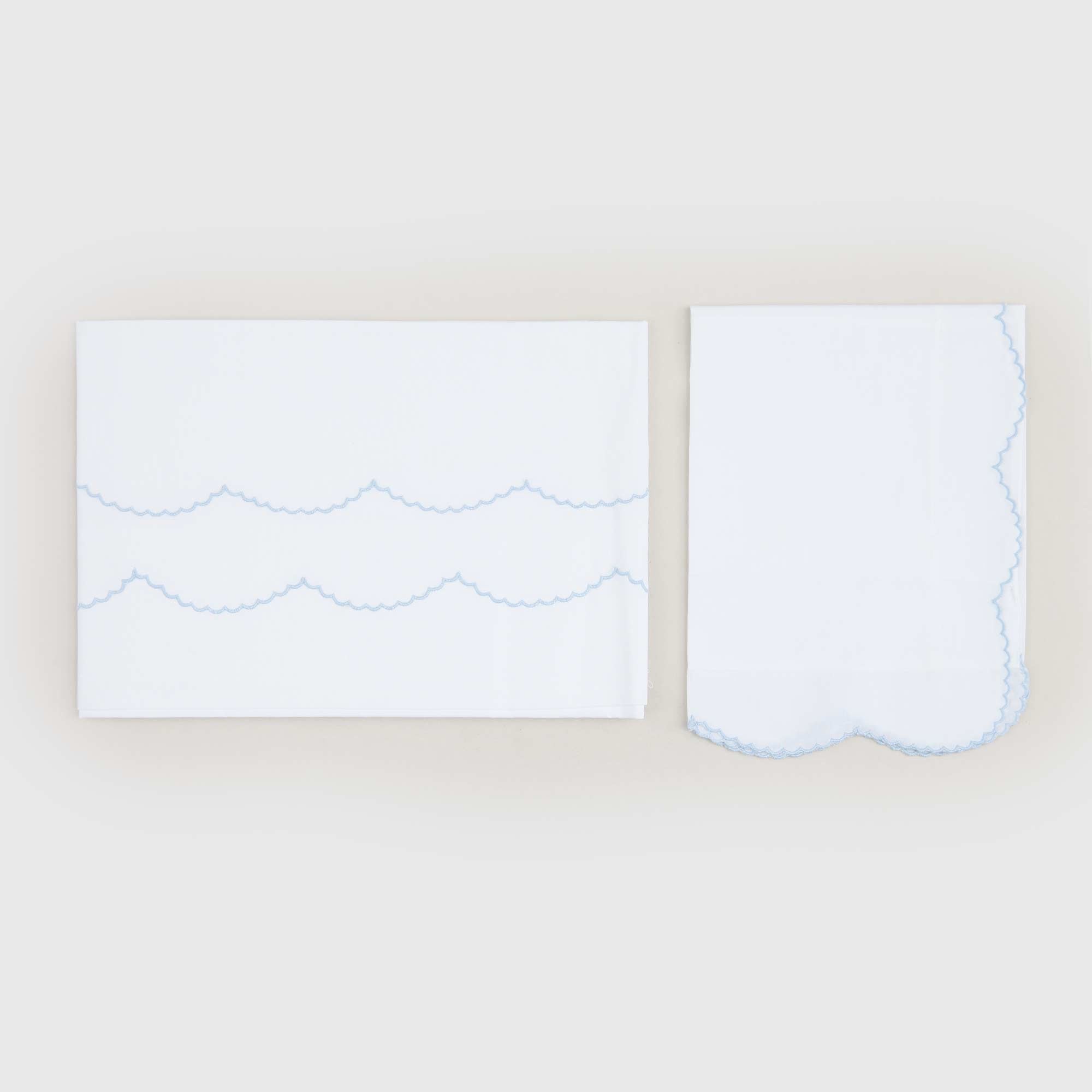 Lenzuolino Culla Con Smerlo Firmato BARONI - annameglio.com abbigliamento moda