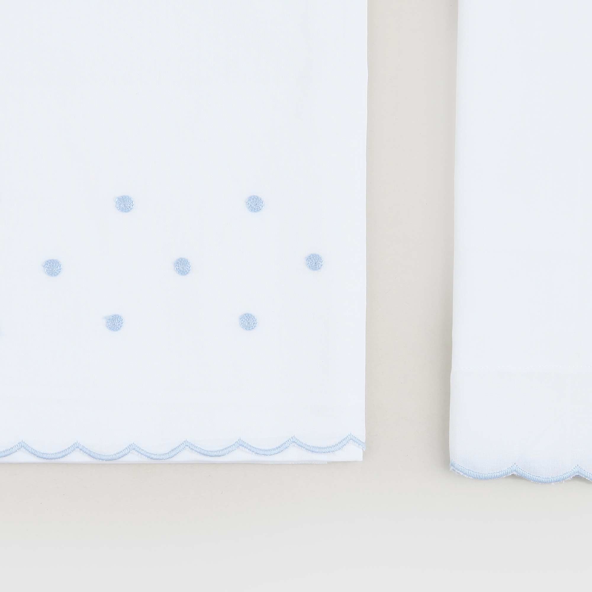 Lenzuolino Per Culla A Pois Firmato BARONI - annameglio.com abbigliamento moda