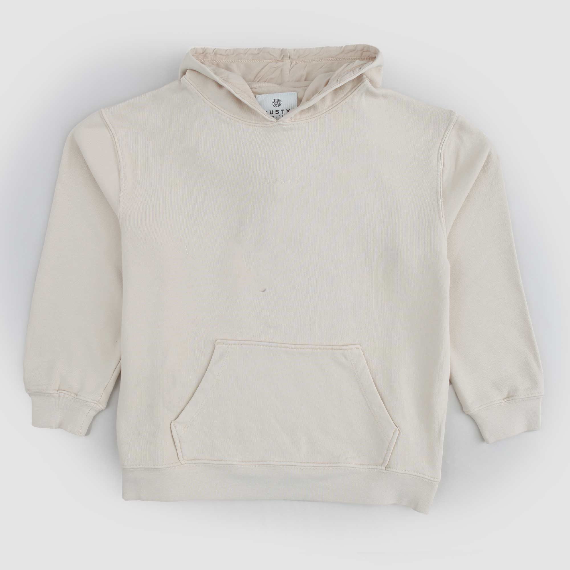 Felpa Beige Con Cappuccio Firmata DUSTY COLOR - annameglio.com abbigliamento moda