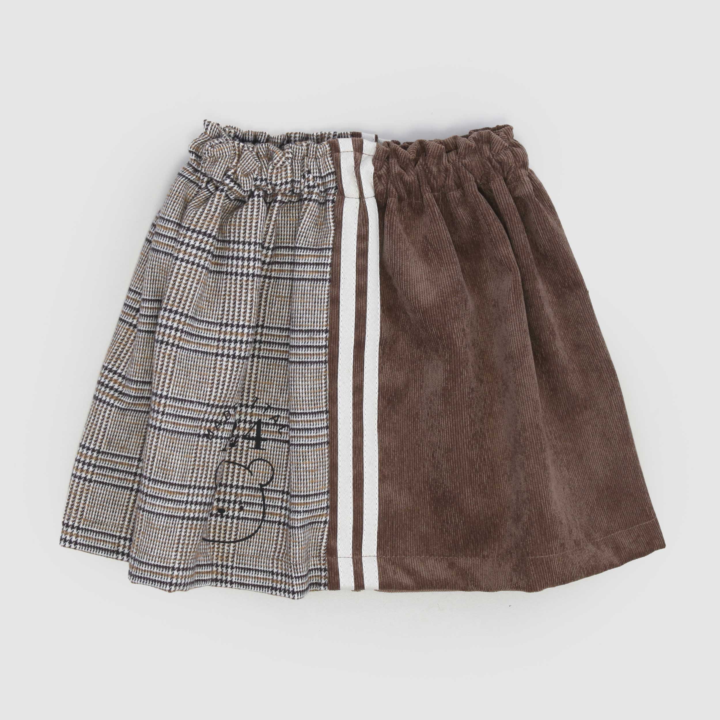 Gonna Marrone In Tweed Firmata AVENTIQUATTRORE - annameglio.com abbigliamento moda