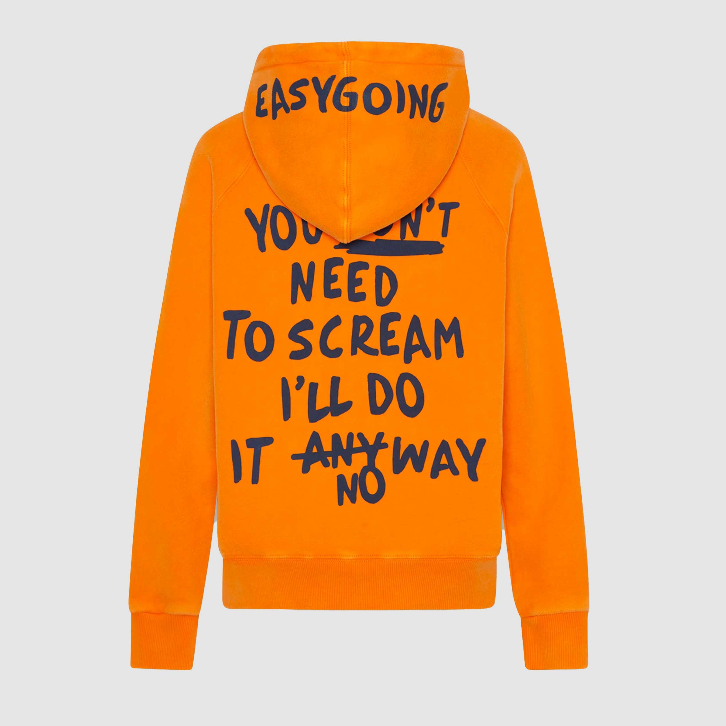 Felpa Arancio E Blu Firmata AMERICAN OUTFITTERS - annameglio.com abbigliamento moda