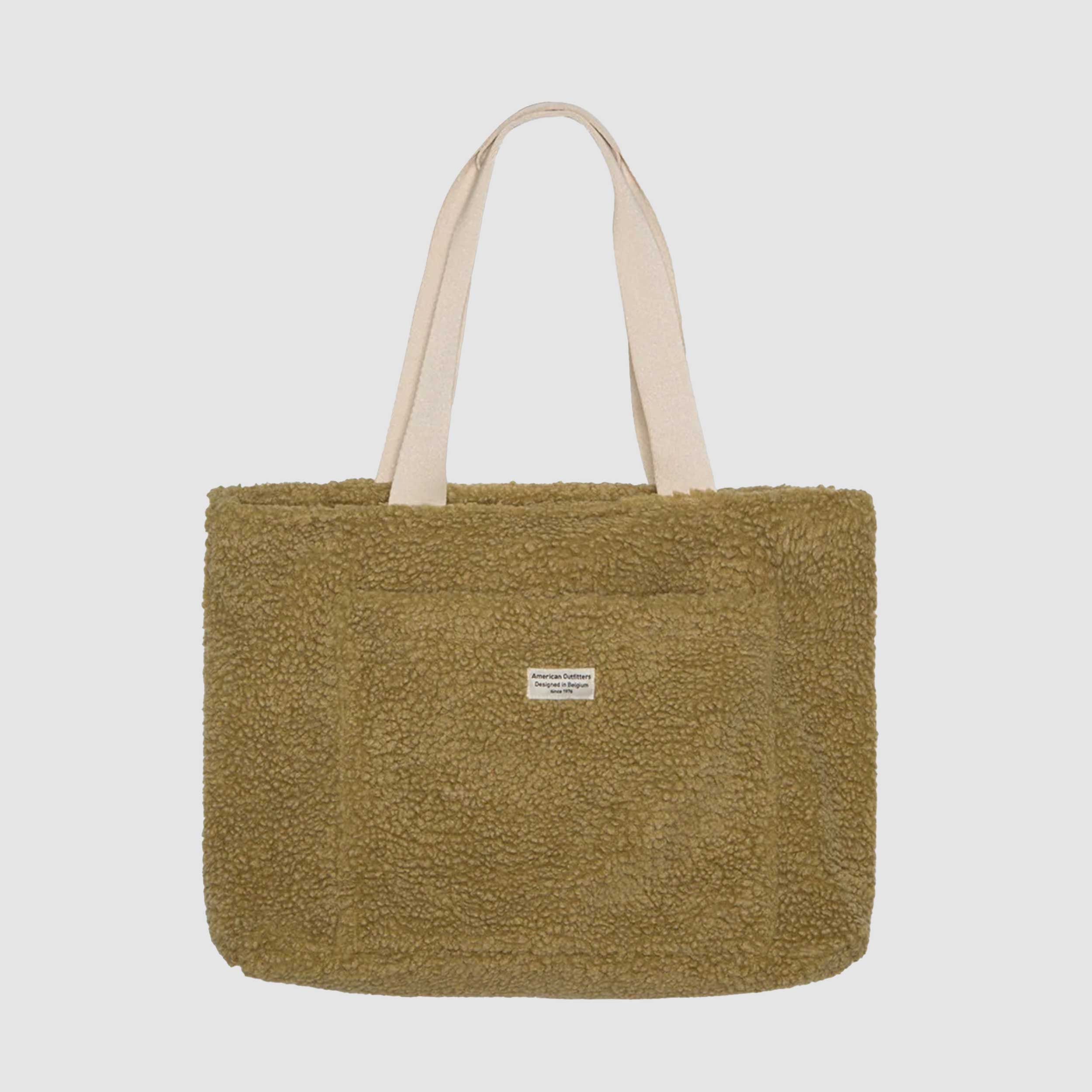 Borsa Color Khaki Firmata AMERICAN OUTFITTERS - annameglio.com abbigliamento moda