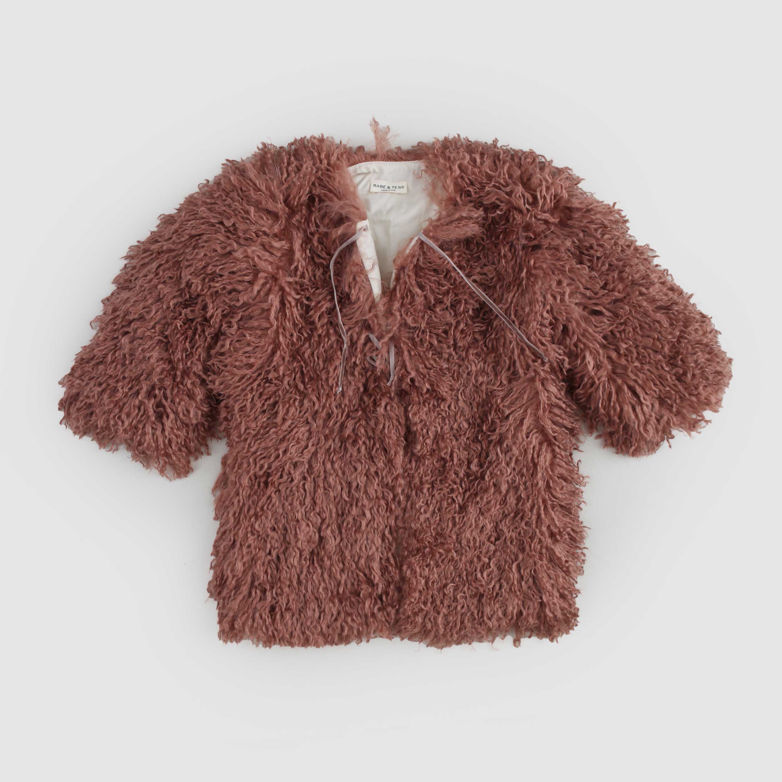 Giacchina Marrone In Teddy Firmata BABE AND TESS - annameglio.com abbigliamento moda