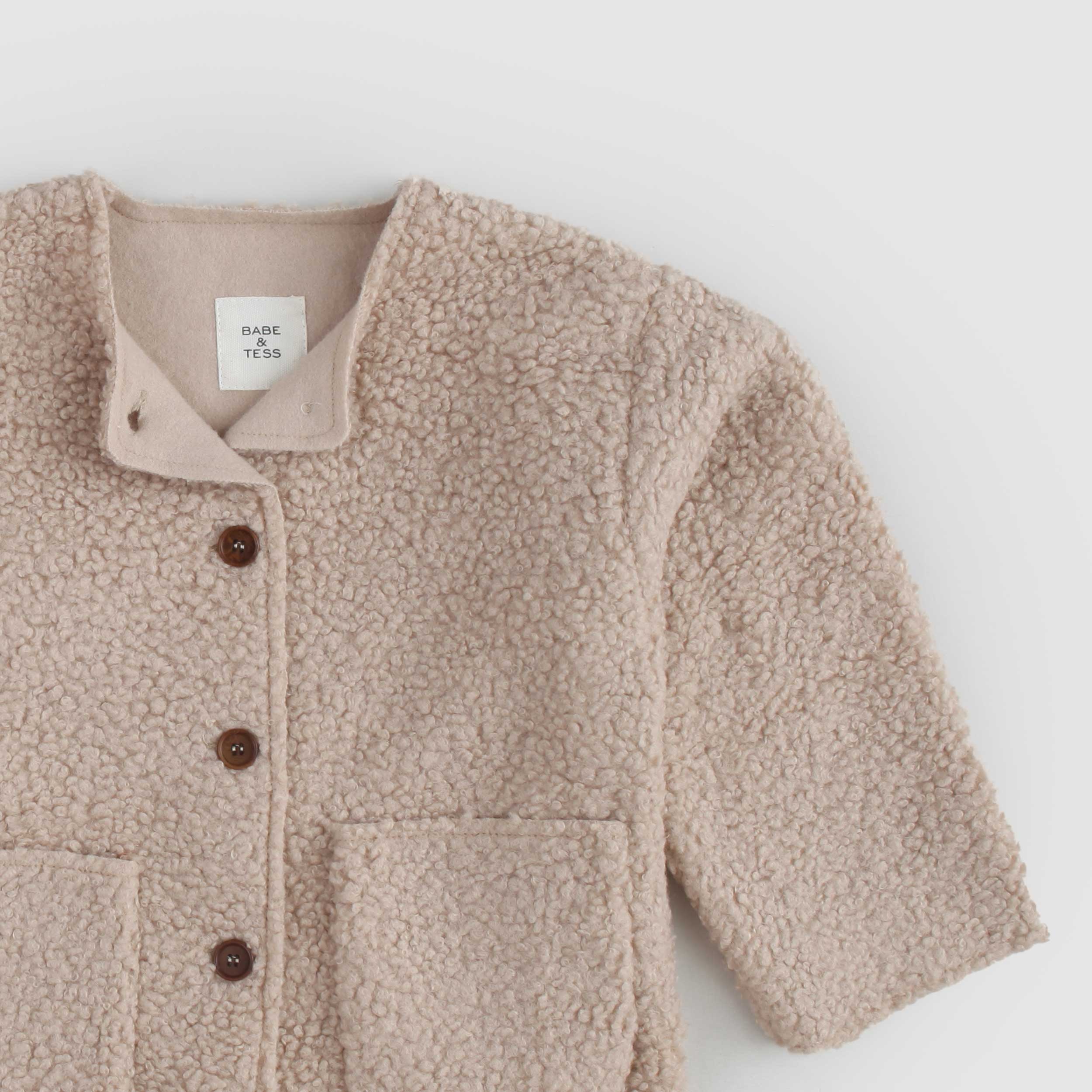 Giacchina Marrone Teddy Firmata BABE AND TESS - annameglio.com abbigliamento moda