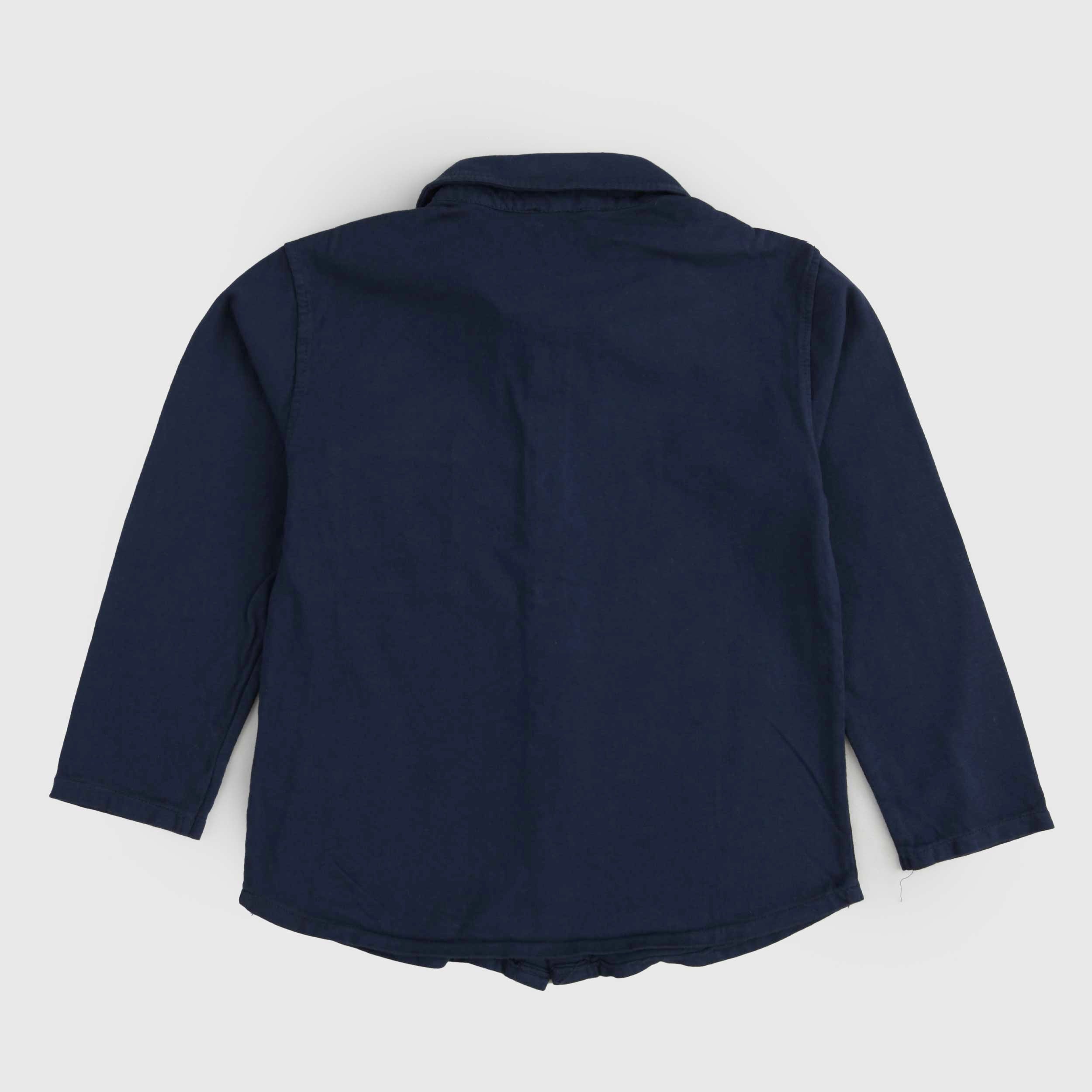 BABE AND TESS Blue Shirt with Pocket