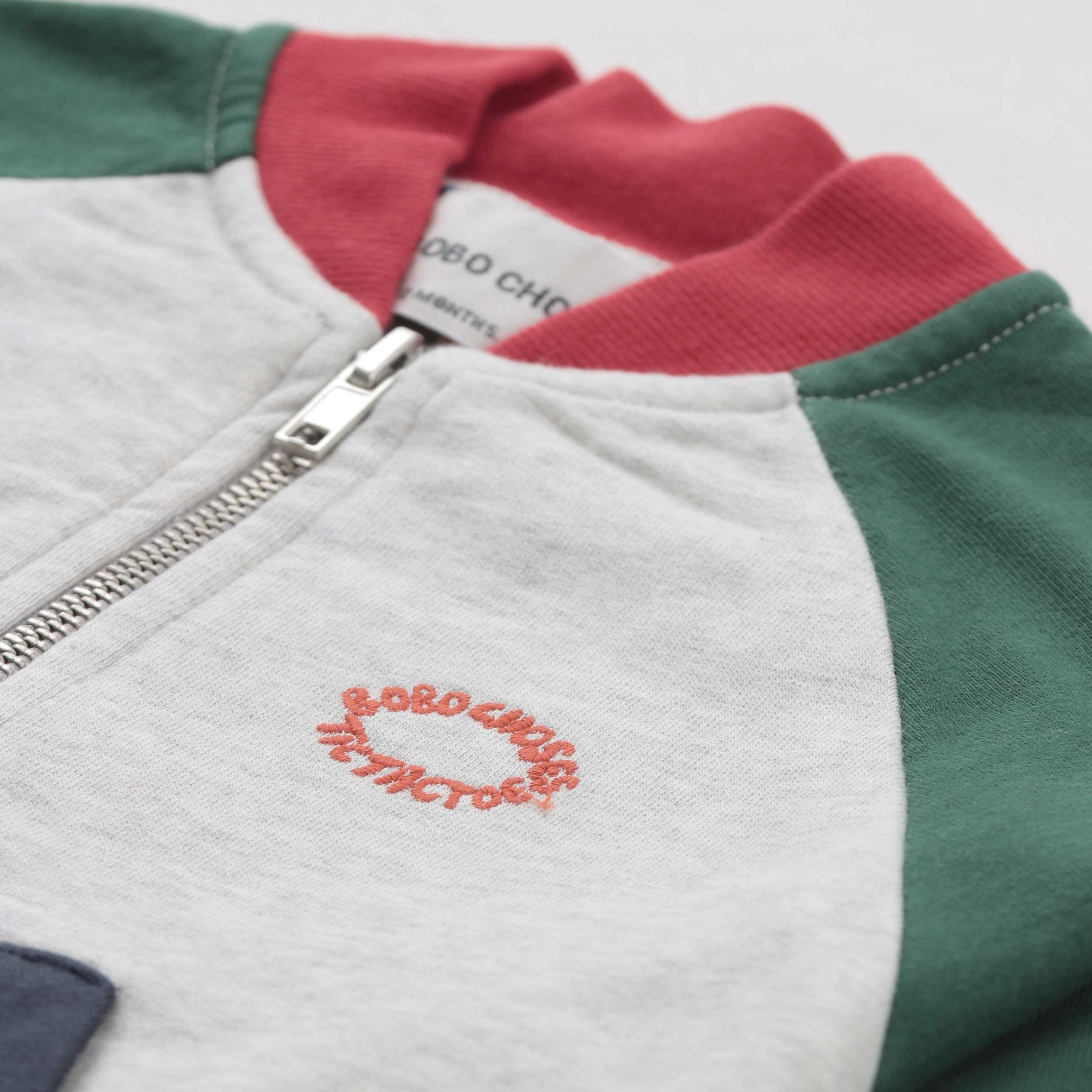 Felpa Colorata Zip Frontale Firmata BOBO CHOSES - annameglio.com abbigliamento moda