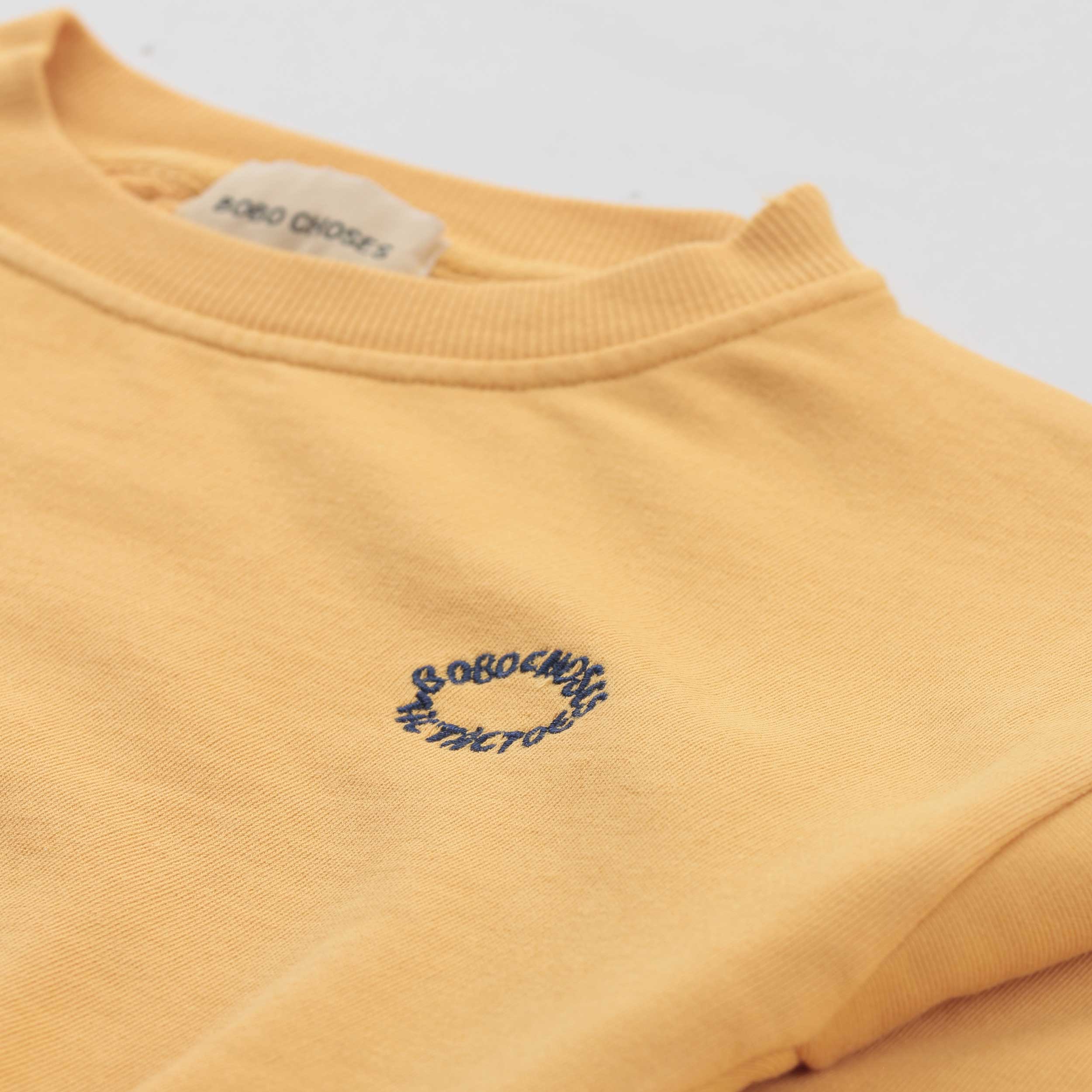 Felpa Gialla Con Stampa Blu Firmata BOBO CHOSES - annameglio.com abbigliamento moda