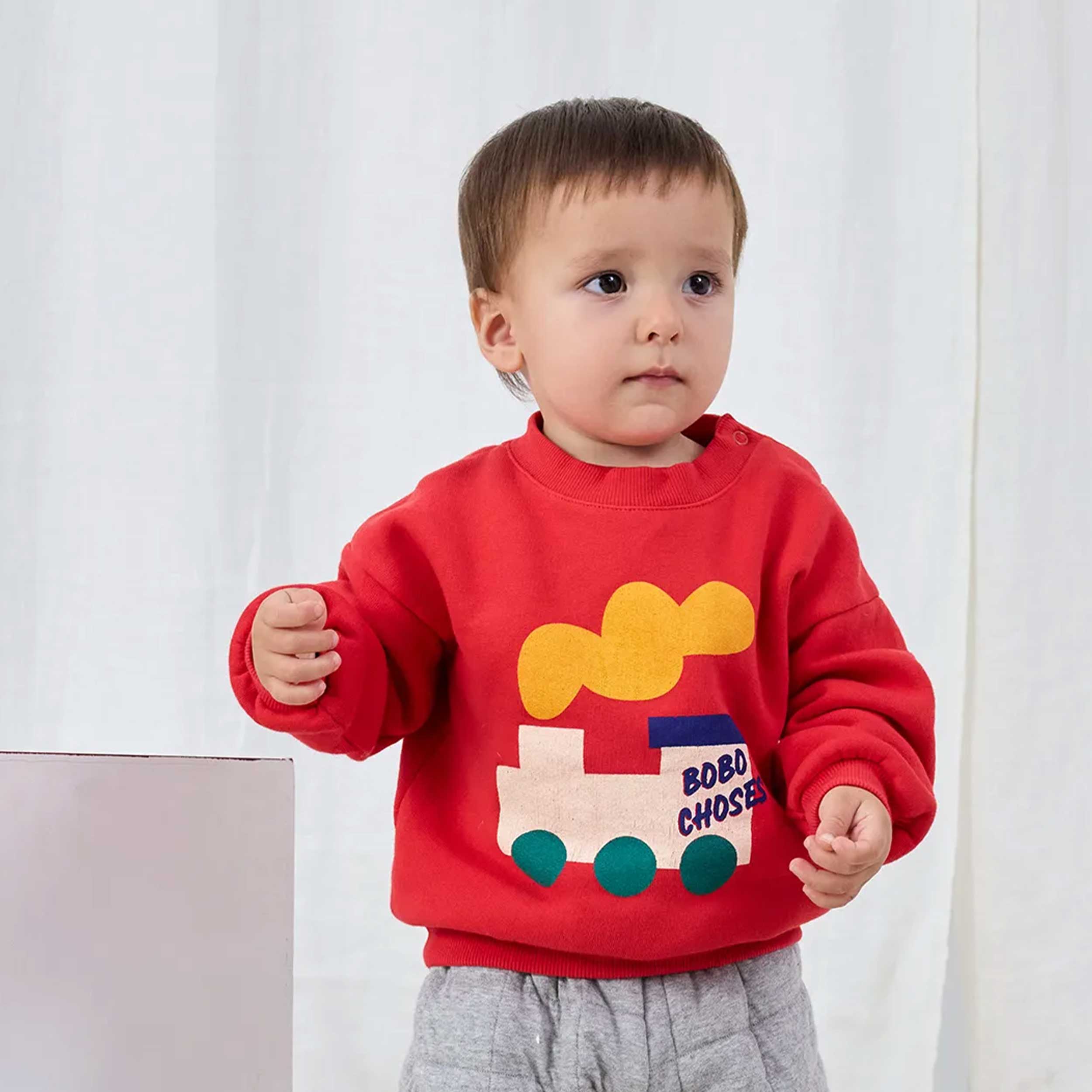 Felpa Rossa Con Ricamo Firmata BOBO CHOSES - annameglio.com abbigliamento moda