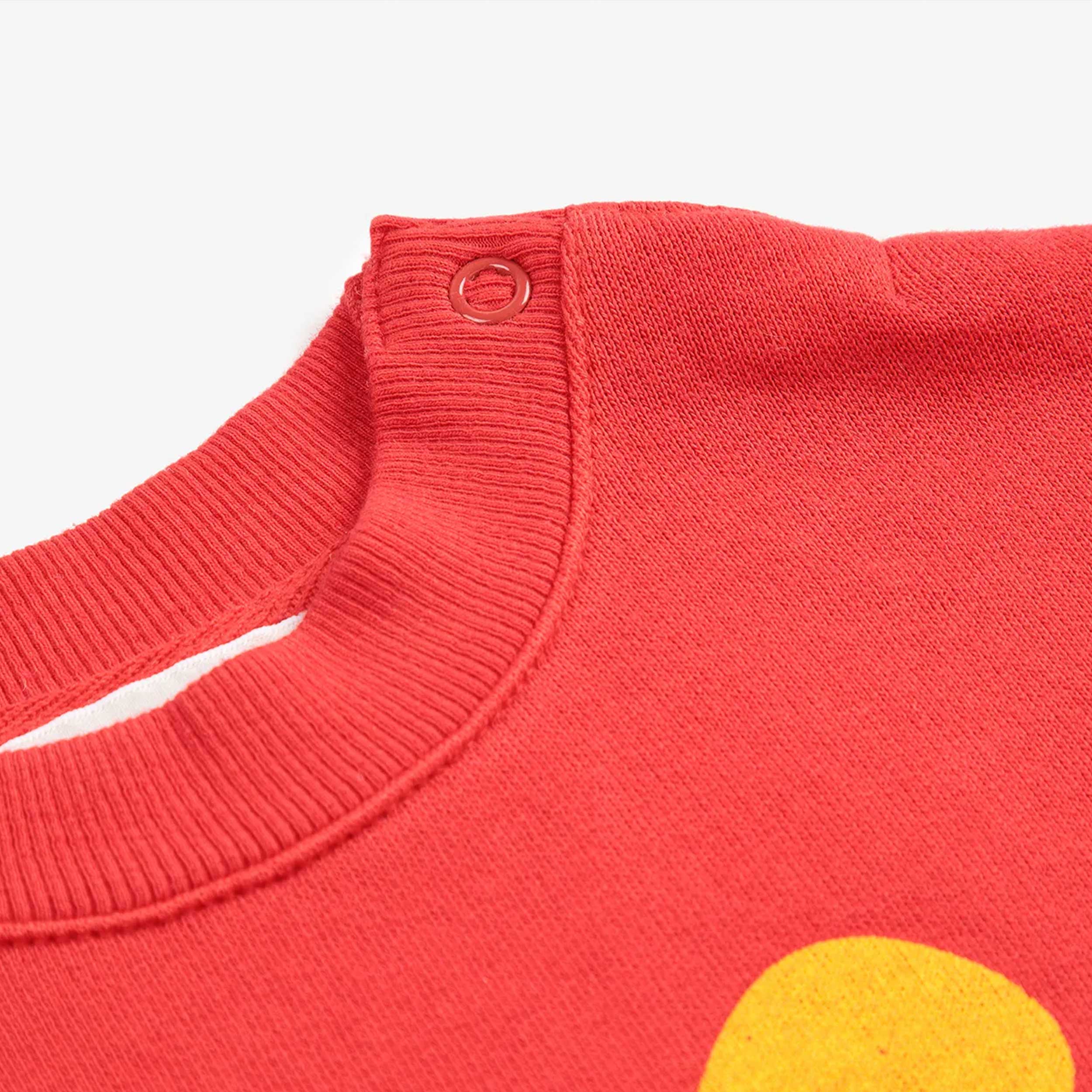 Felpa Rossa Con Ricamo Firmata BOBO CHOSES - annameglio.com abbigliamento moda