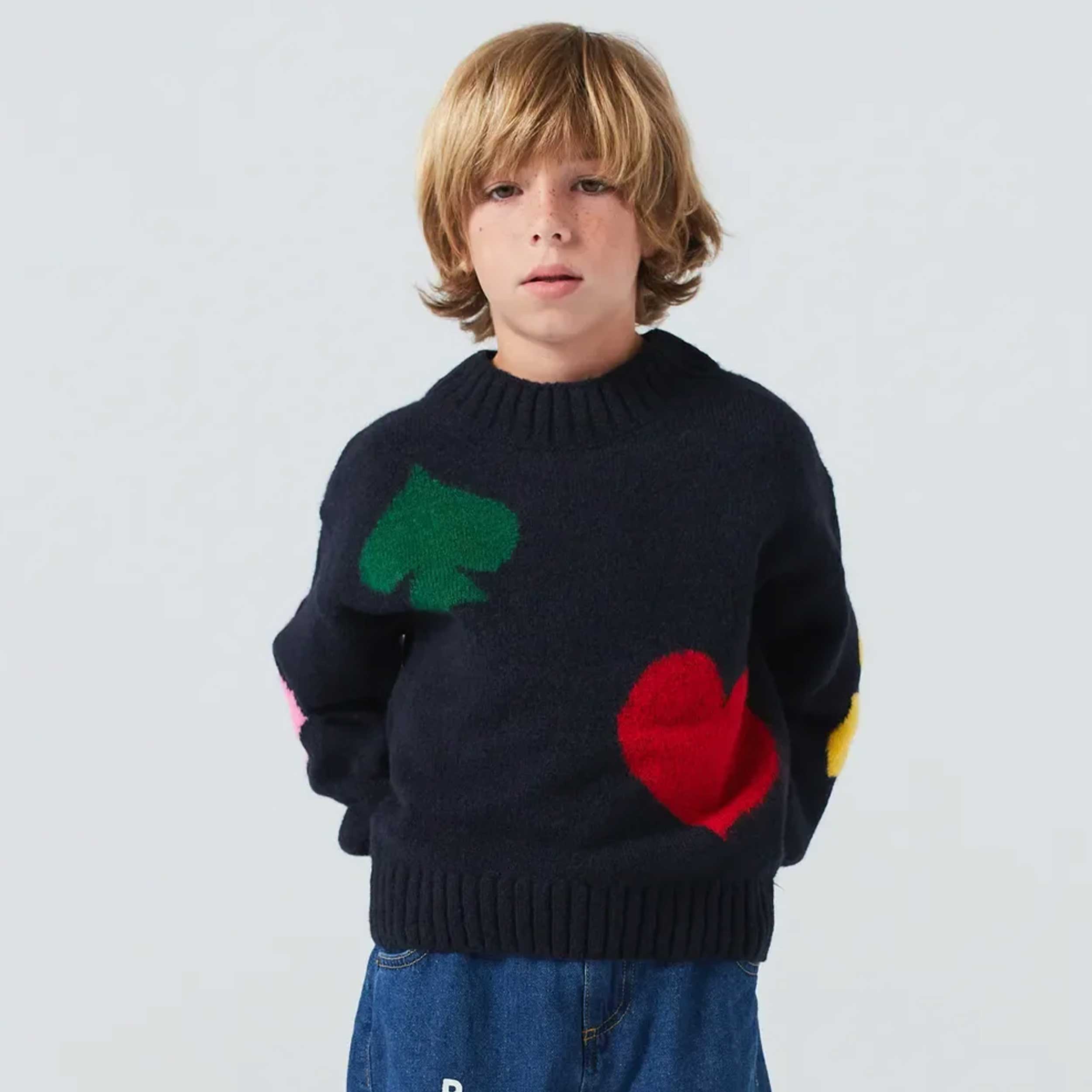 Felpa Con Cuore In Lana Firmata BOBO CHOSES - annameglio.com abbigliamento moda