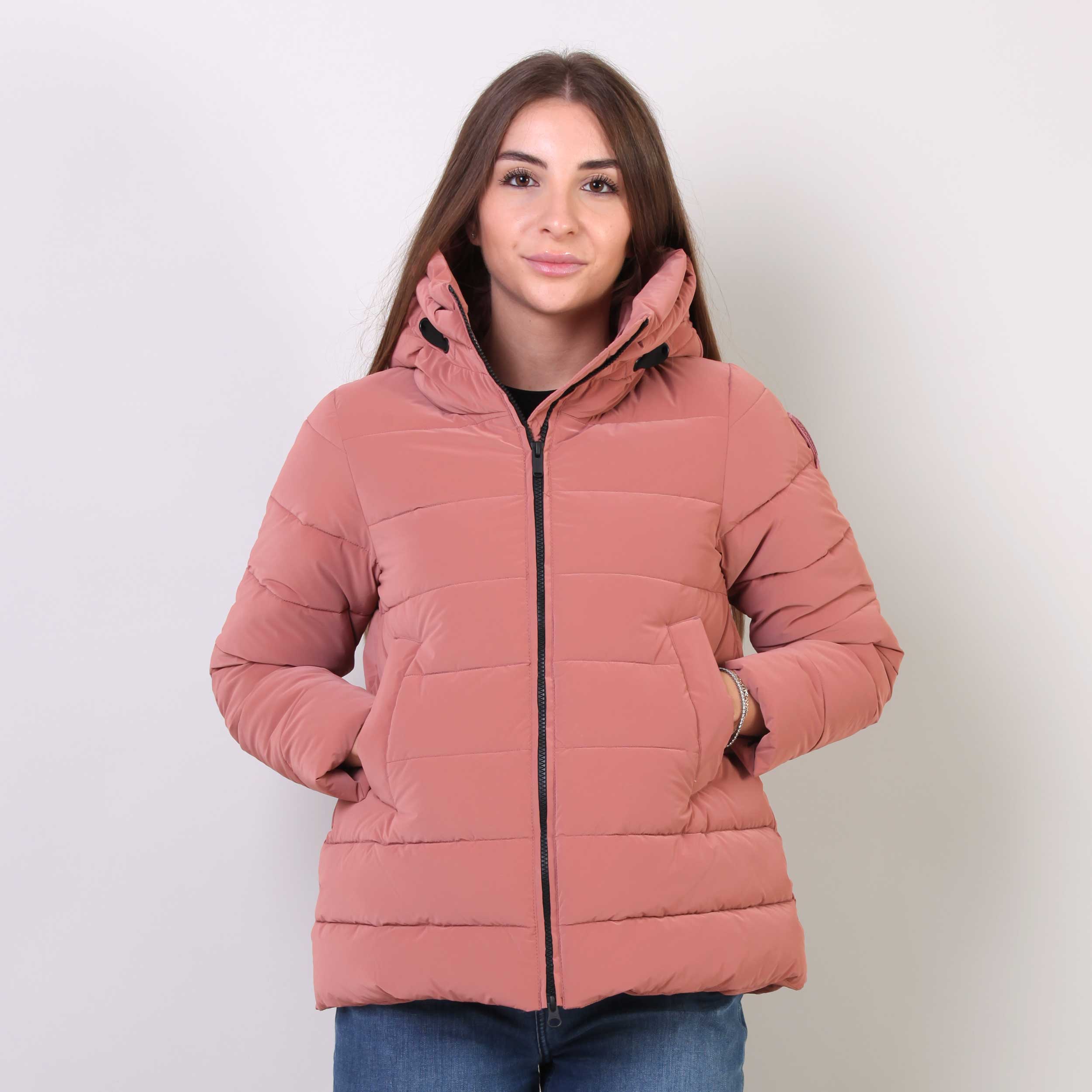 Piumino Rosa Impermeabile Firmato BOMBOOGIE - annameglio.com abbigliamento moda