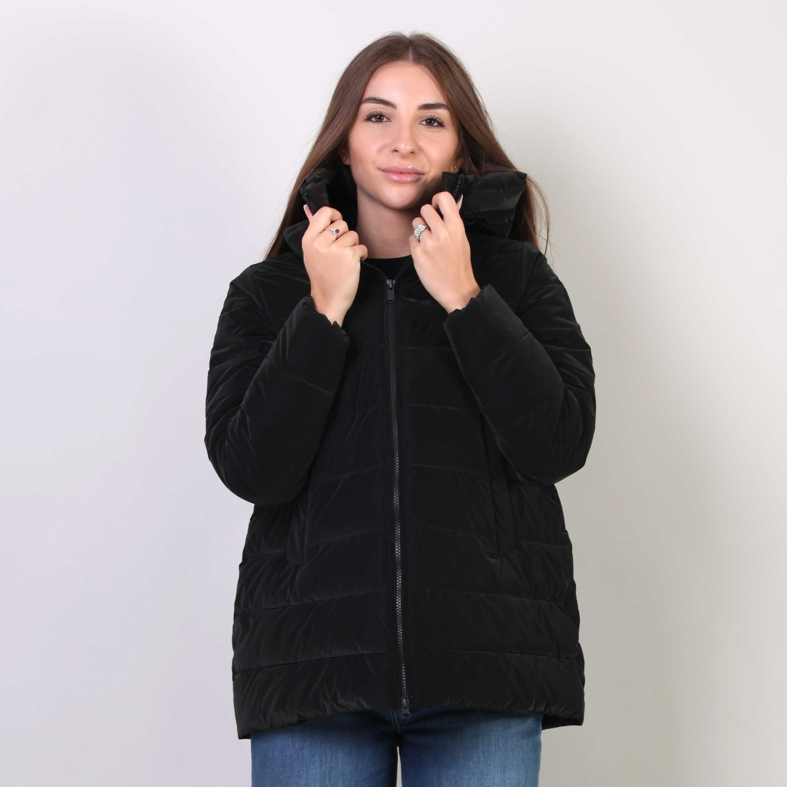 Giubbotto Piumino Nero Firmato BOMBOOGIE - annameglio.com abbigliamento moda