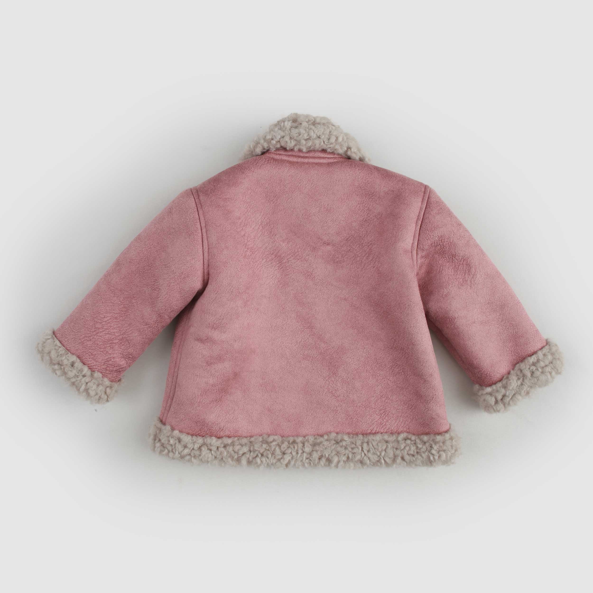 Giubbino Rosa In Teddy Firmato BOMBOOGIE - annameglio.com abbigliamento moda