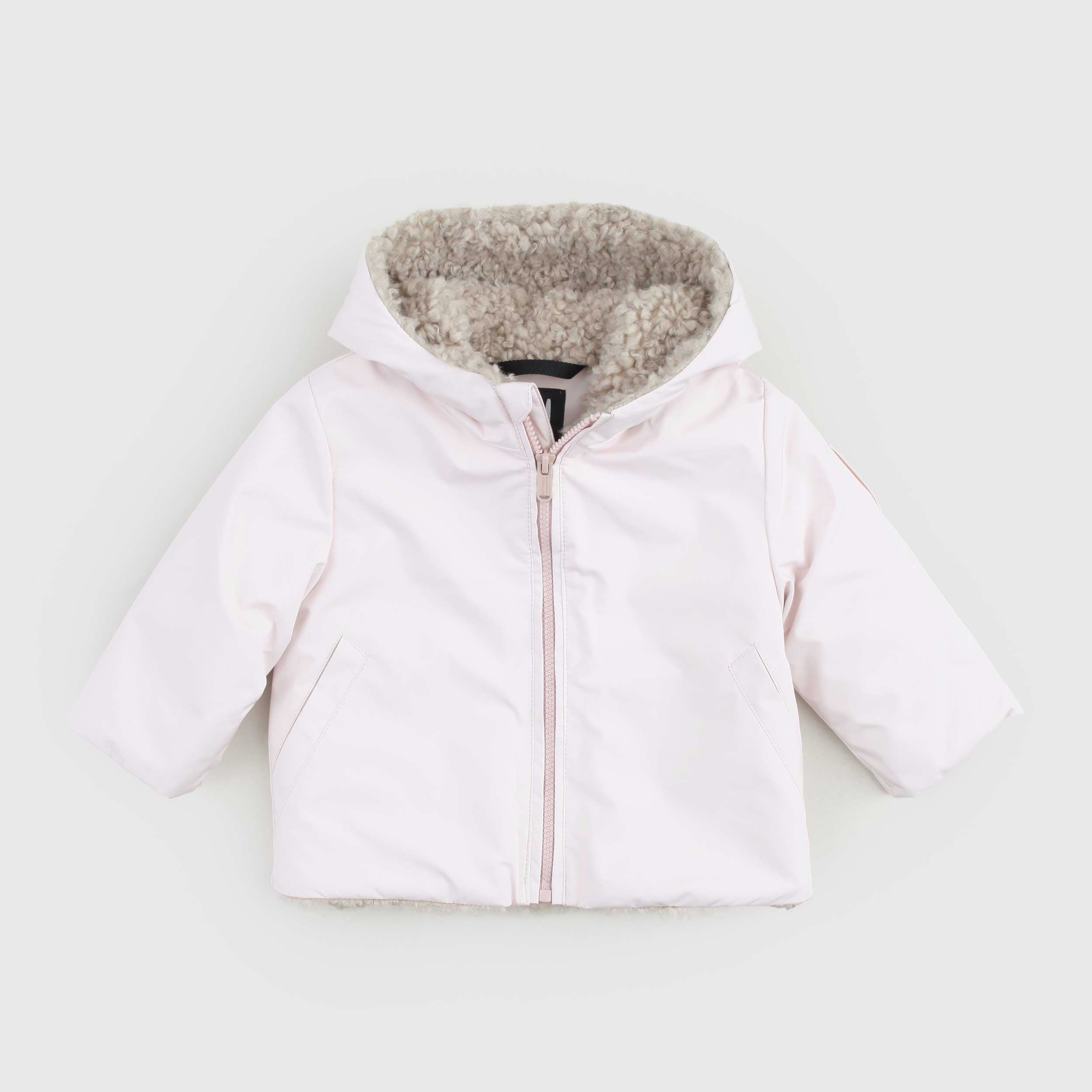 Giubbino Rosa Foderato In Sherpa Firmato BOMBOOGIE - annameglio.com abbigliamento moda
