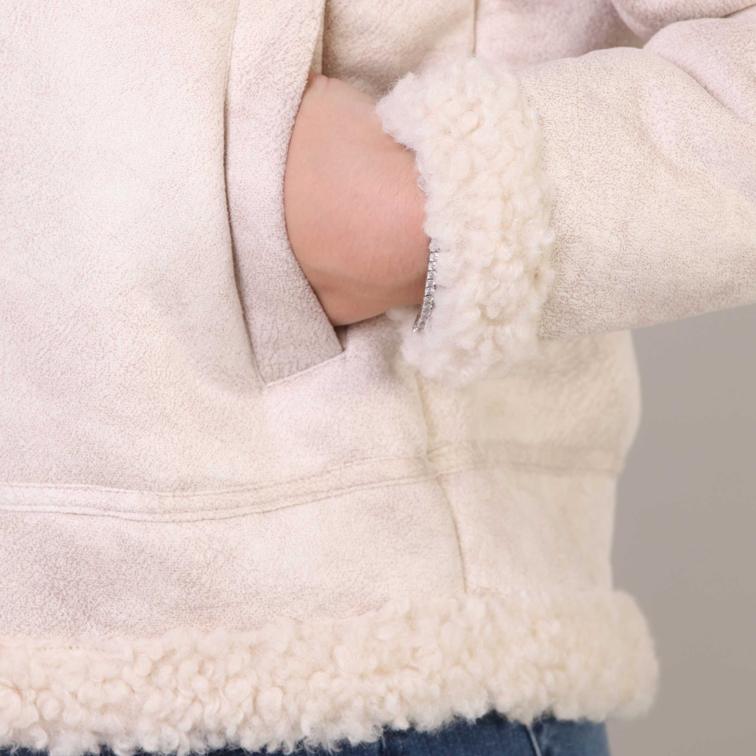 Giacca Rosa Con Teddy Firmata BOMBOOGIE - annameglio.com abbigliamento moda