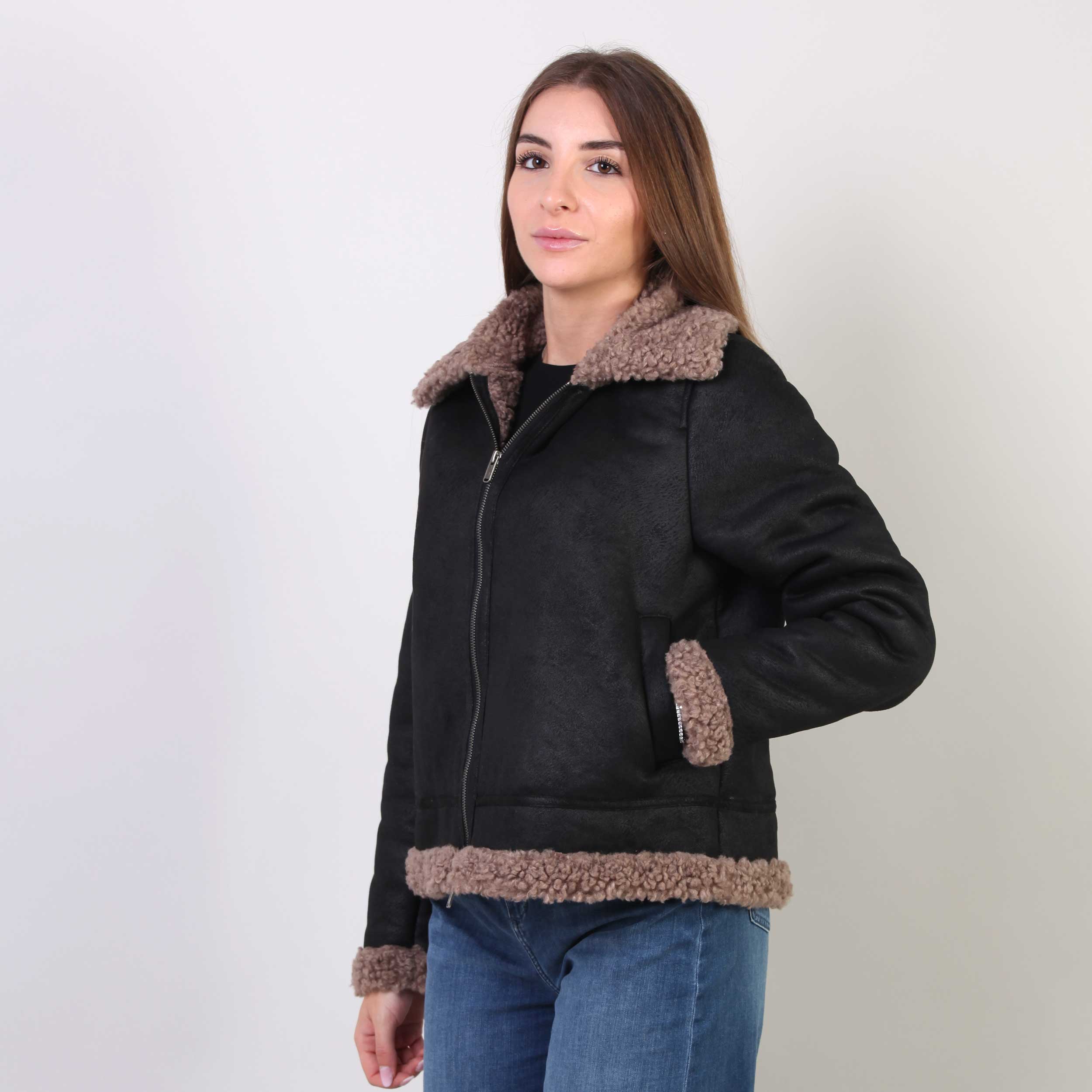 Giacca Marrone Scuro Firmata BOMBOOGIE - annameglio.com abbigliamento moda