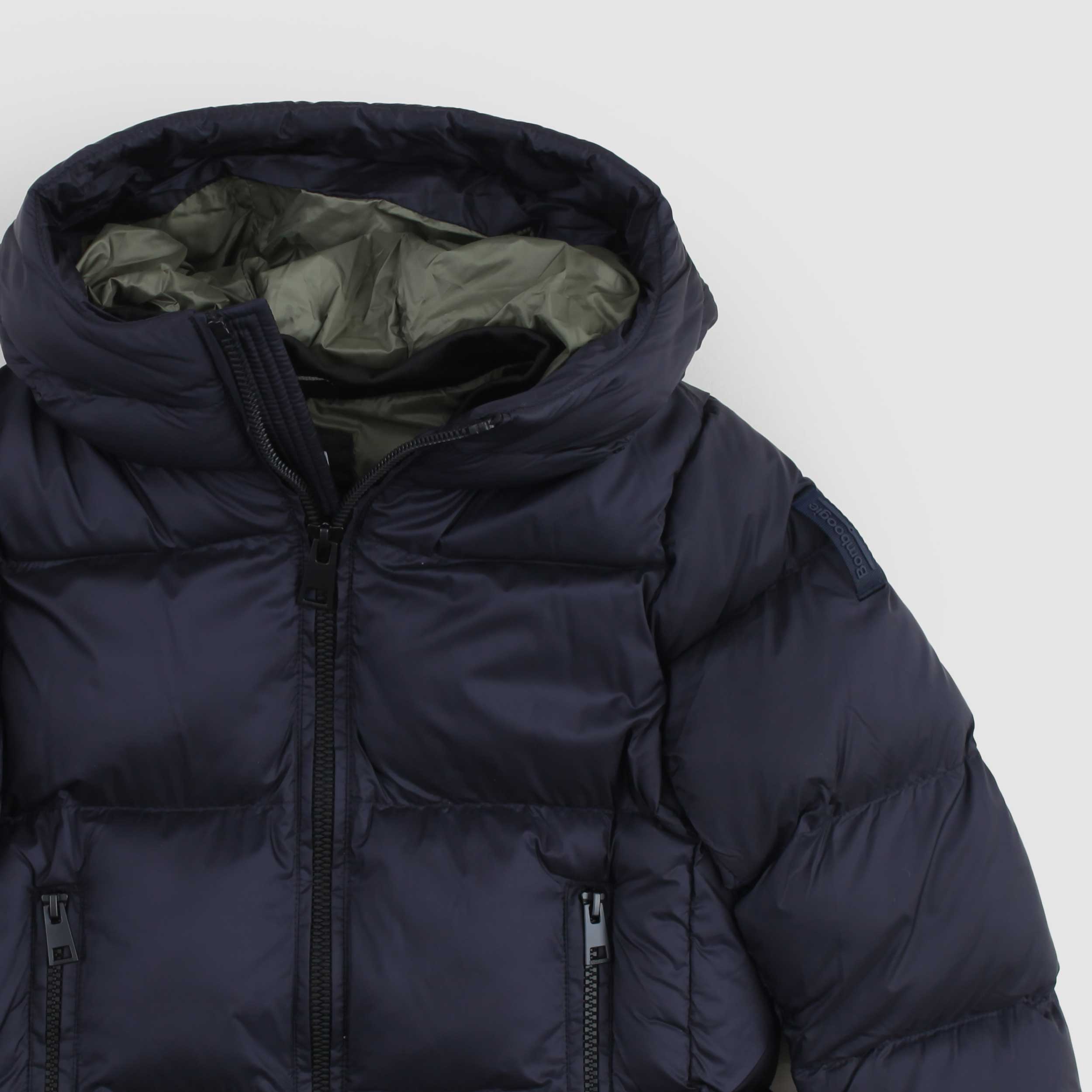 Giubbino Foderato Verde Firmato BOMBOOGIE - annameglio.com abbigliamento moda