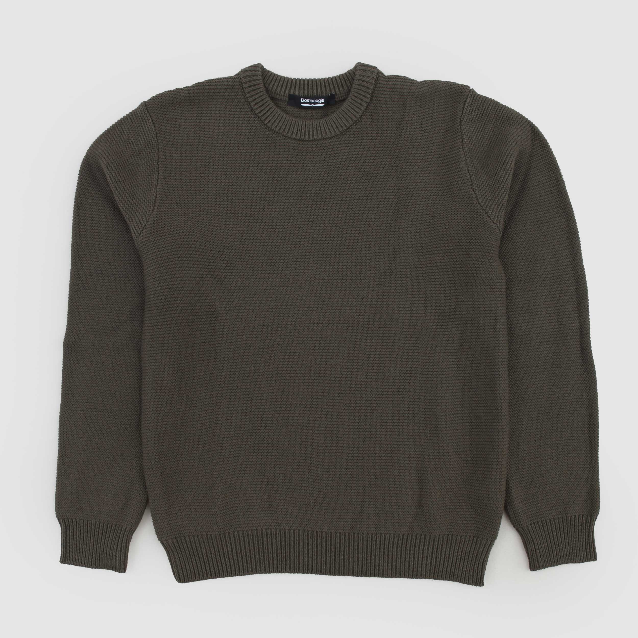 Maglioncino Verde Con Targhetta Firmato BOMBOOGIE - annameglio.com abbigliamento moda