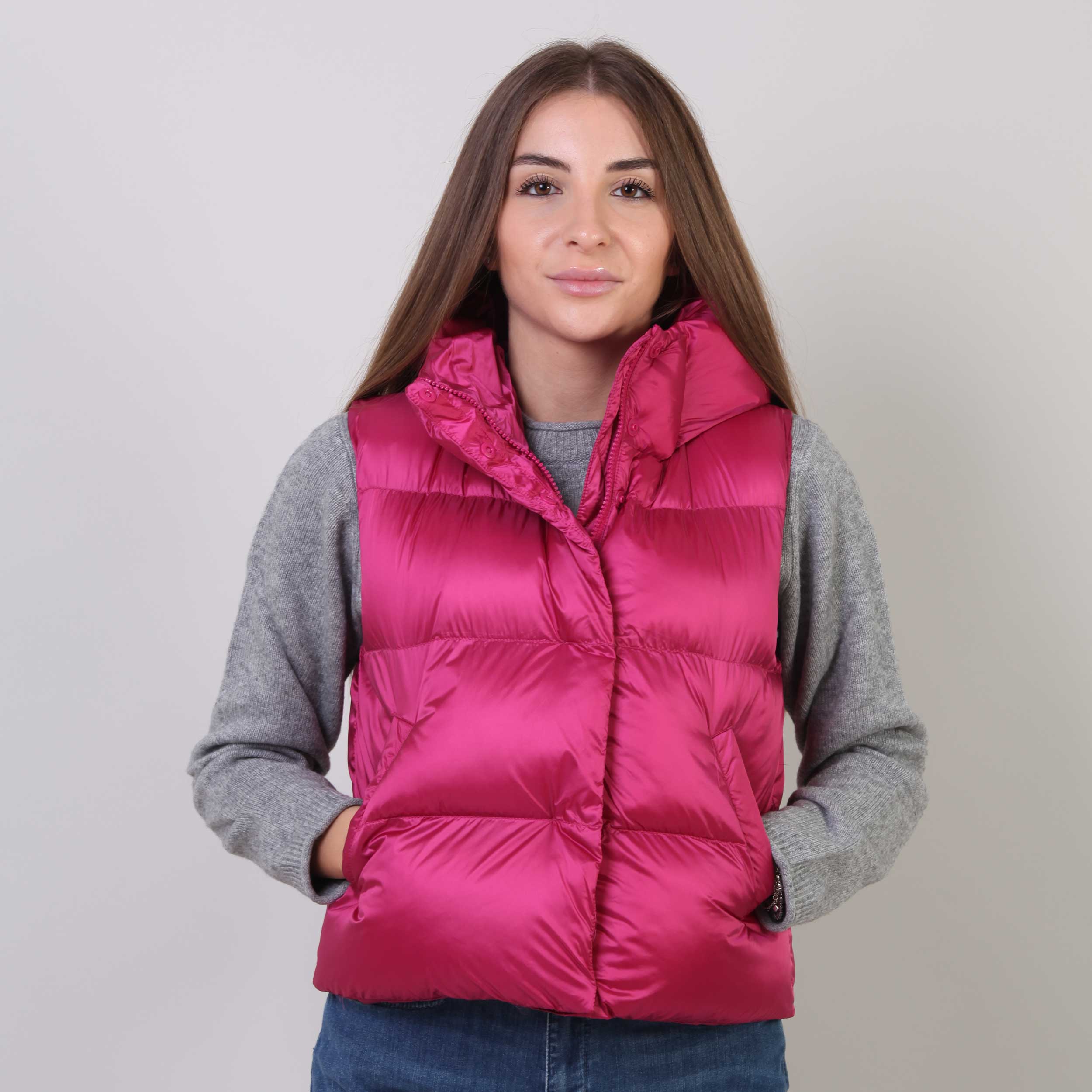 Smanicato Fucsia Ottawa Firmato BOMBOOGIE - annameglio.com abbigliamento moda