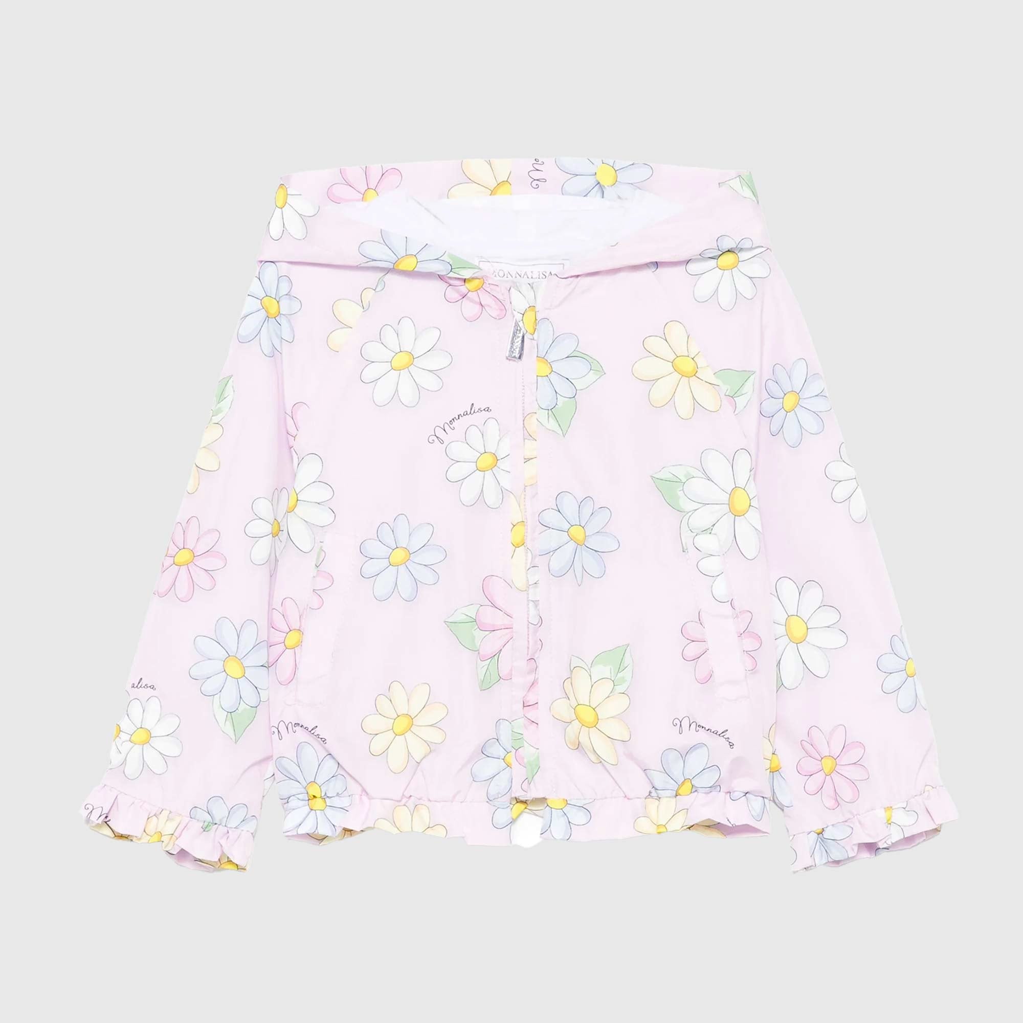 Giacca Floreale Con Cappuccio Firmata MONNALISA - annameglio.com abbigliamento moda