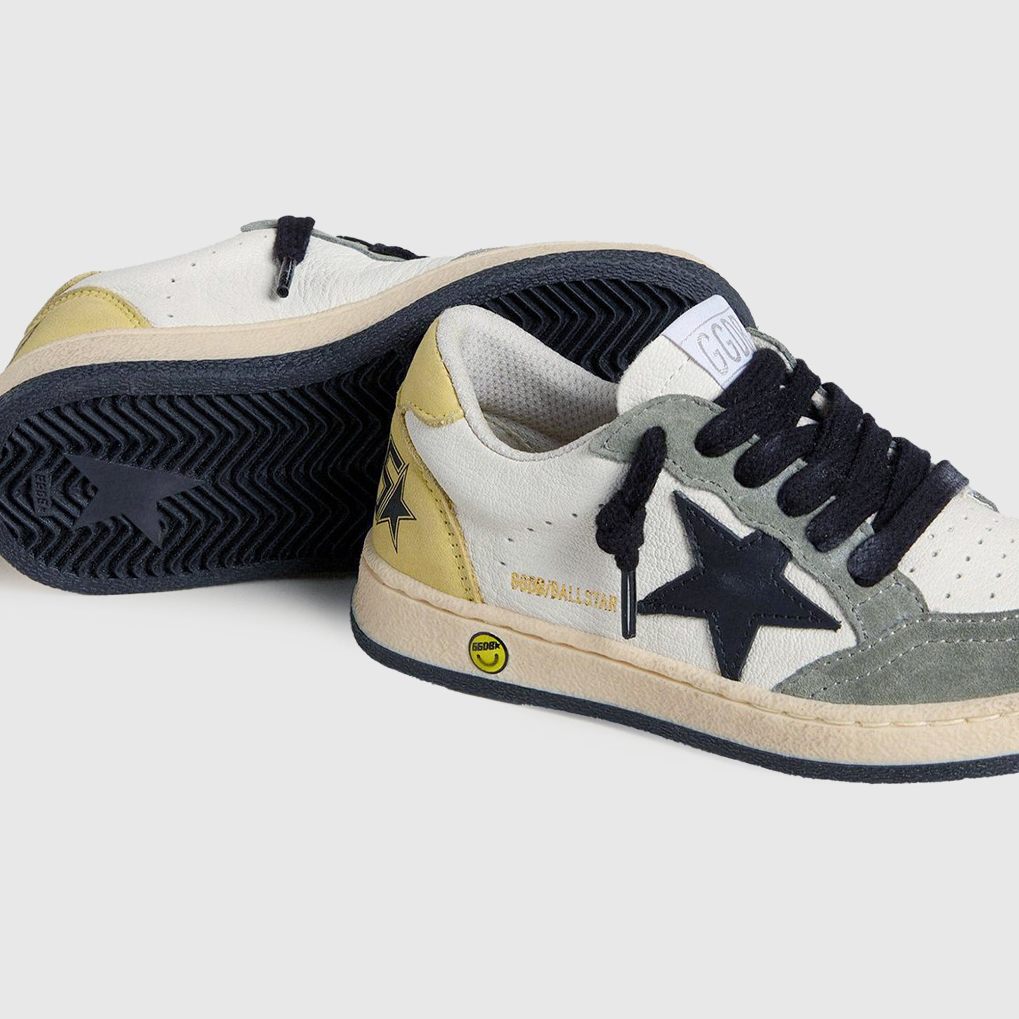 Sneakers BallStar Grigie Firmate GOLDEN GOOSE - annameglio.com abbigliamento moda