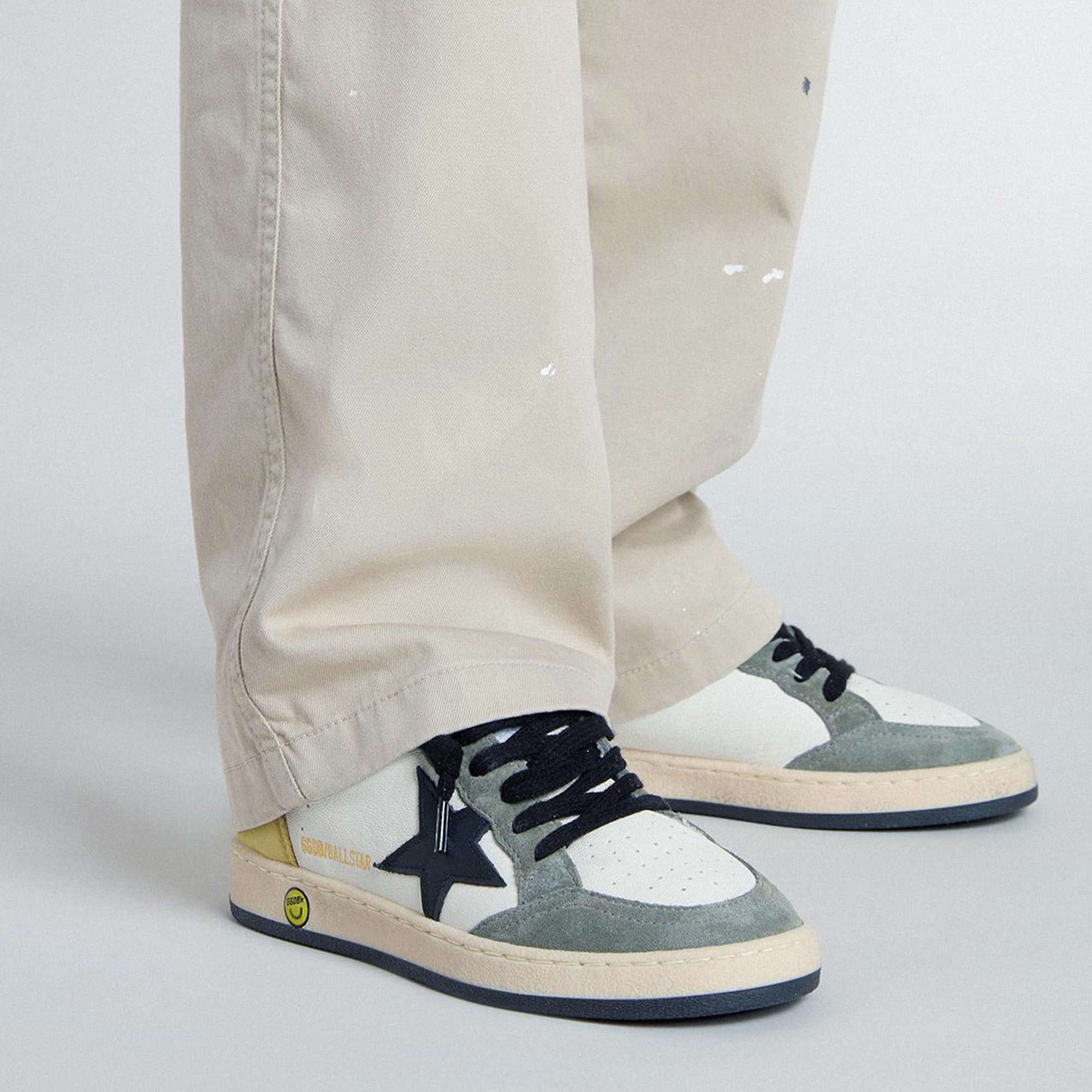 Sneakers BallStar Grigie Firmate GOLDEN GOOSE - annameglio.com abbigliamento moda