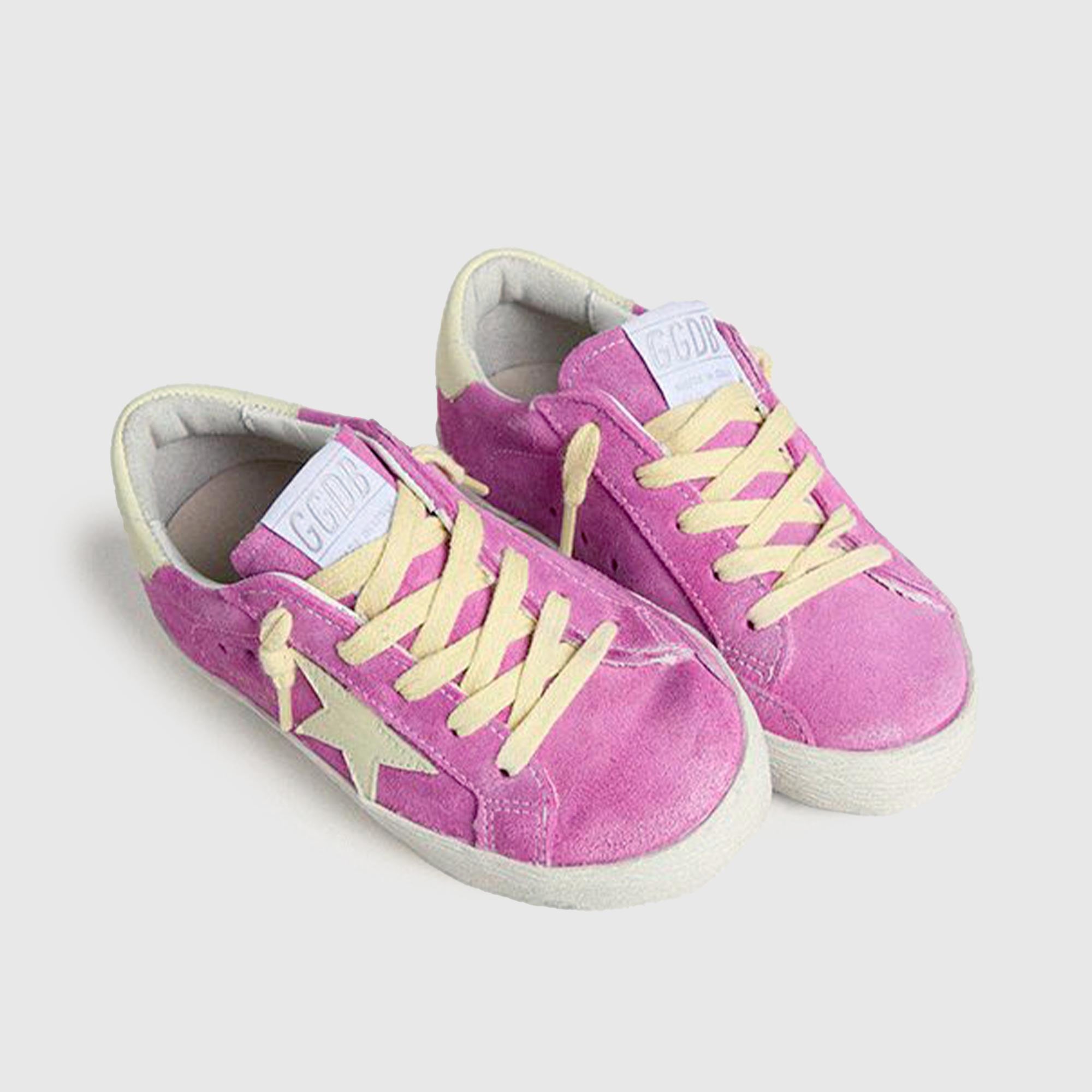 Sneaker Sstar In Suede Rosa Firmate GOLDEN GOOSE - annameglio.com abbigliamento moda
