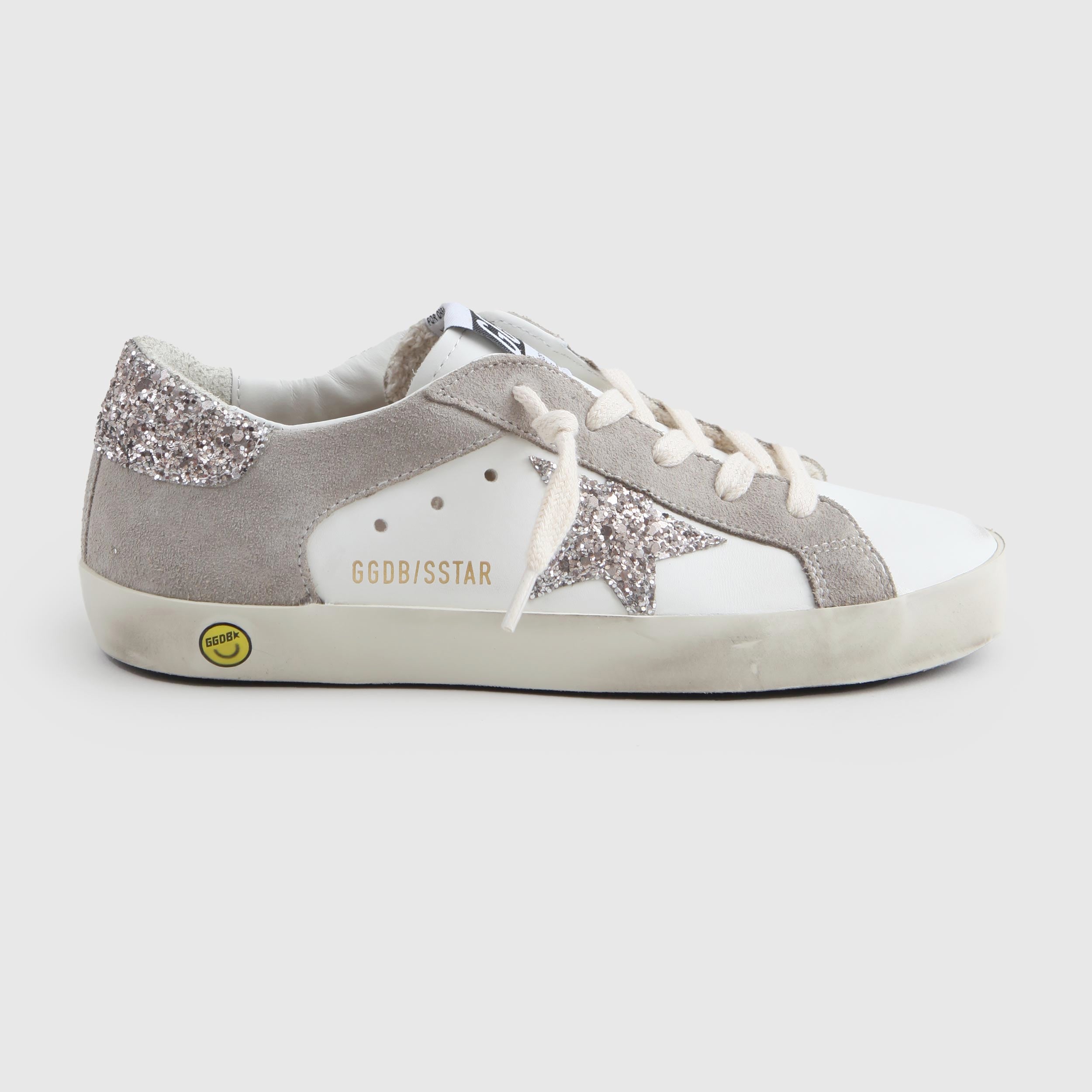 Sneakers Sstar Grigie E Glitter By GOLDEN GOOSE - annameglio.com abbigliamento moda