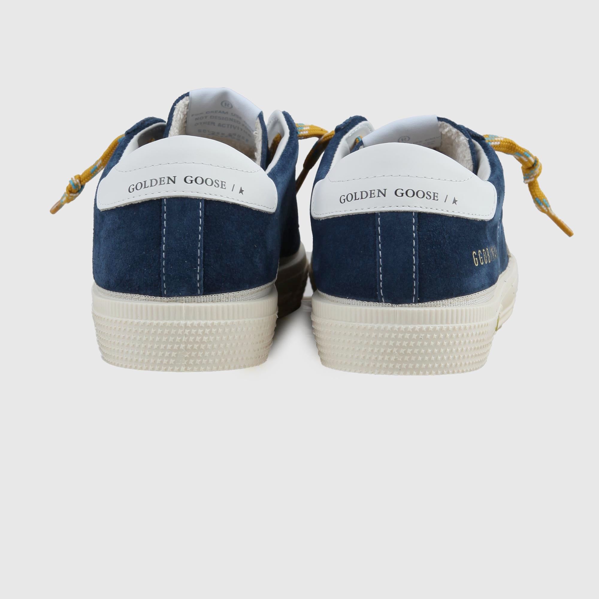 Sneakers May Star E Pelle Blu Firmate GOLDEN GOOSE - annameglio.com abbigliamento moda