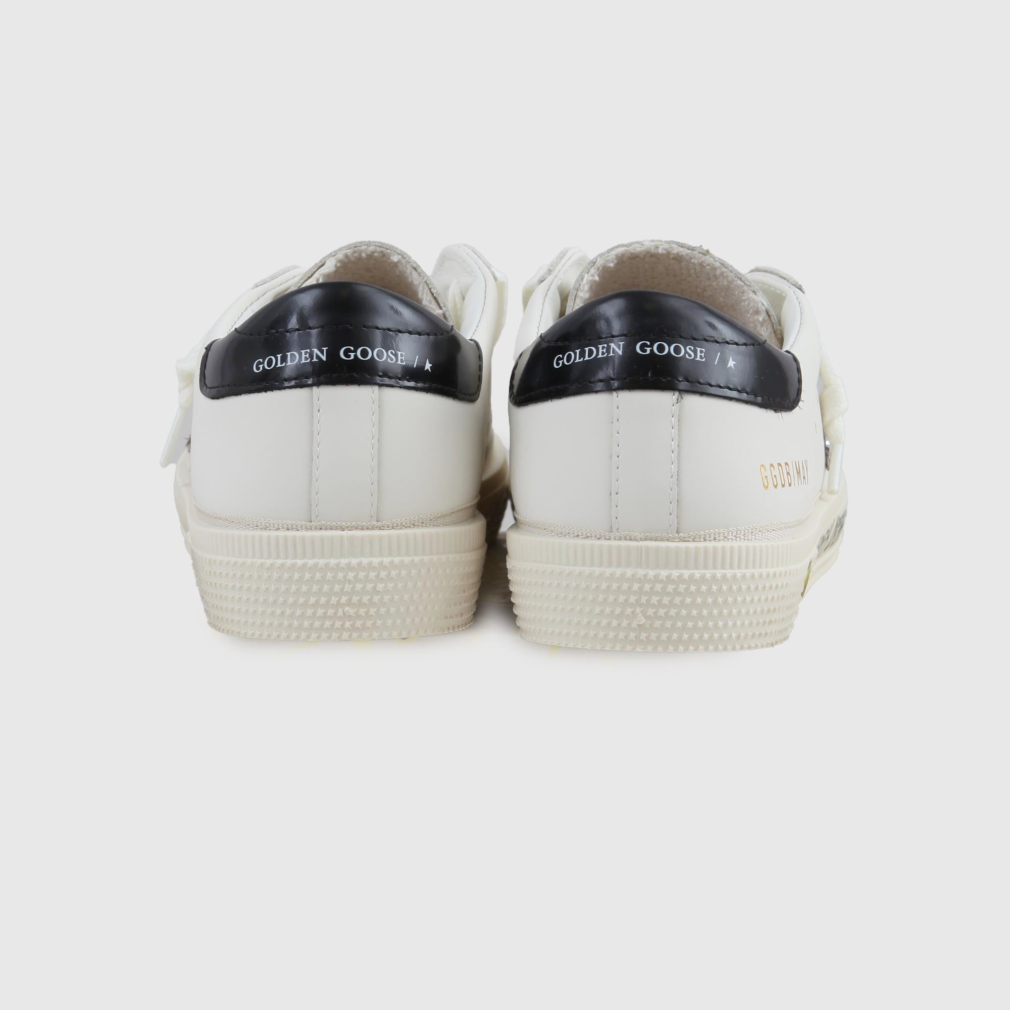 Sneakers May Bianche Glitter Firmate GOLDEN GOOSE - annameglio.com abbigliamento moda